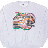 Vintage Nascar Terry Labonte Kellogg's Grey Sweatshirt 1999 Size 2XL