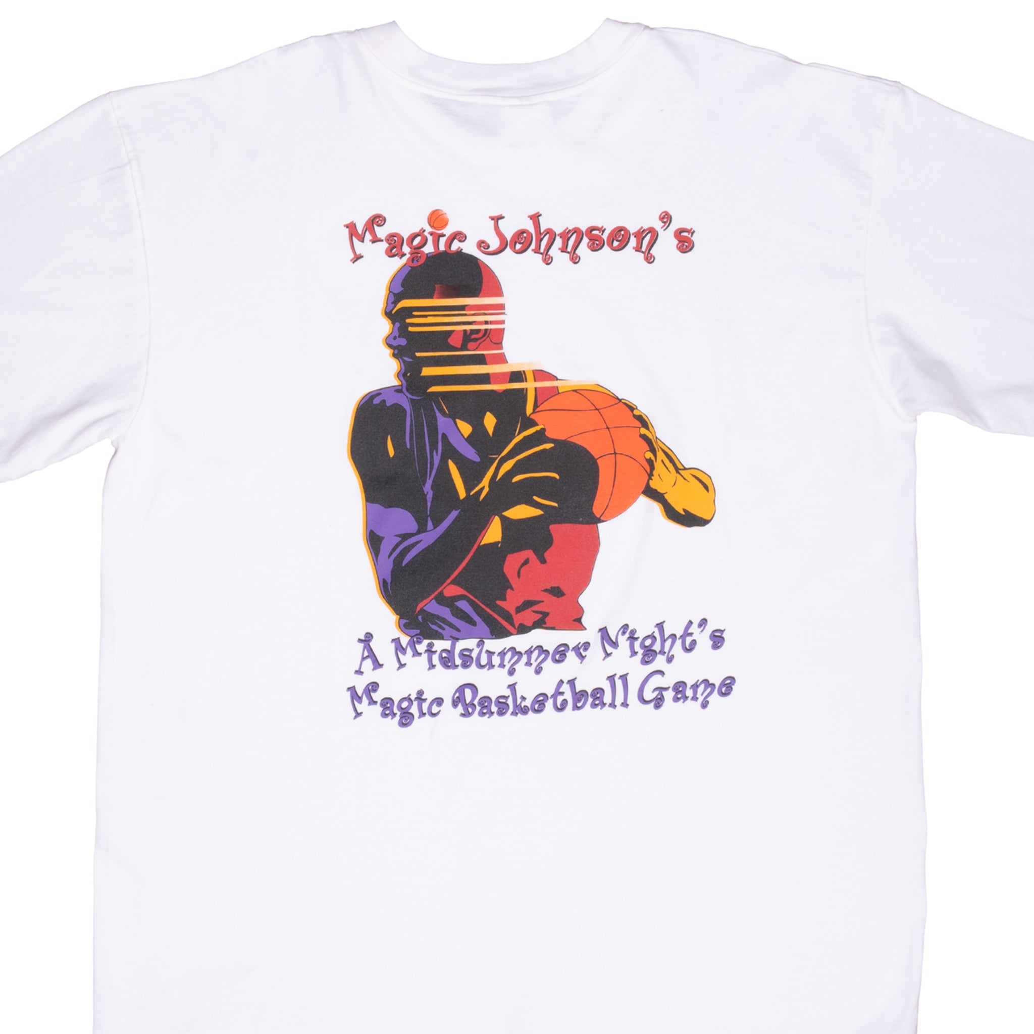 Vintage Nba Magic Johnson Tee Shirt 1990S Size XL Made In Usa