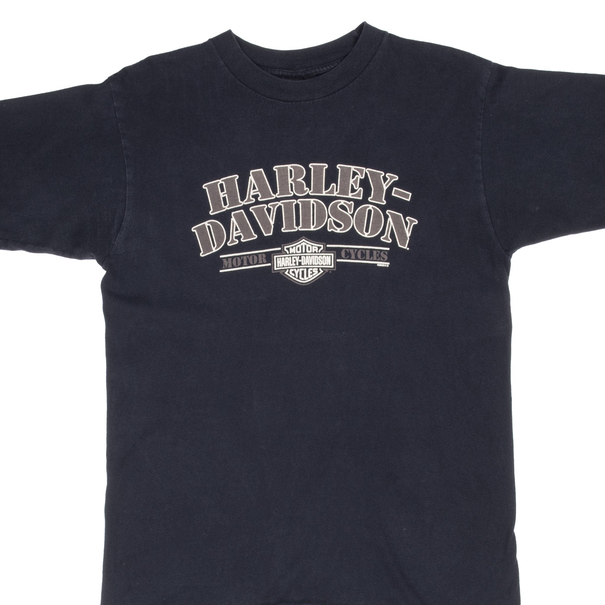 Vintage Harley Davidson Crystal River Florida 2008 Tee Shirt Size Medium Made In Usa