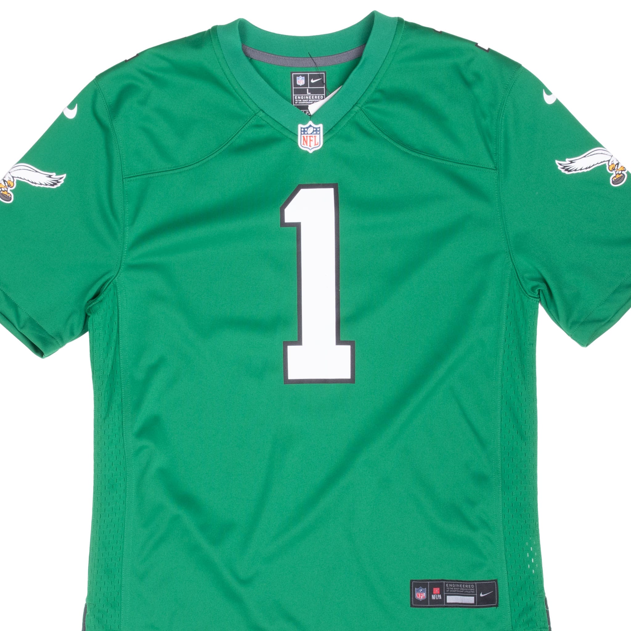 Vintage Nfl Philadelphia Eagles Hurts #1 Nike Jersey Size Large Youth Deadstock