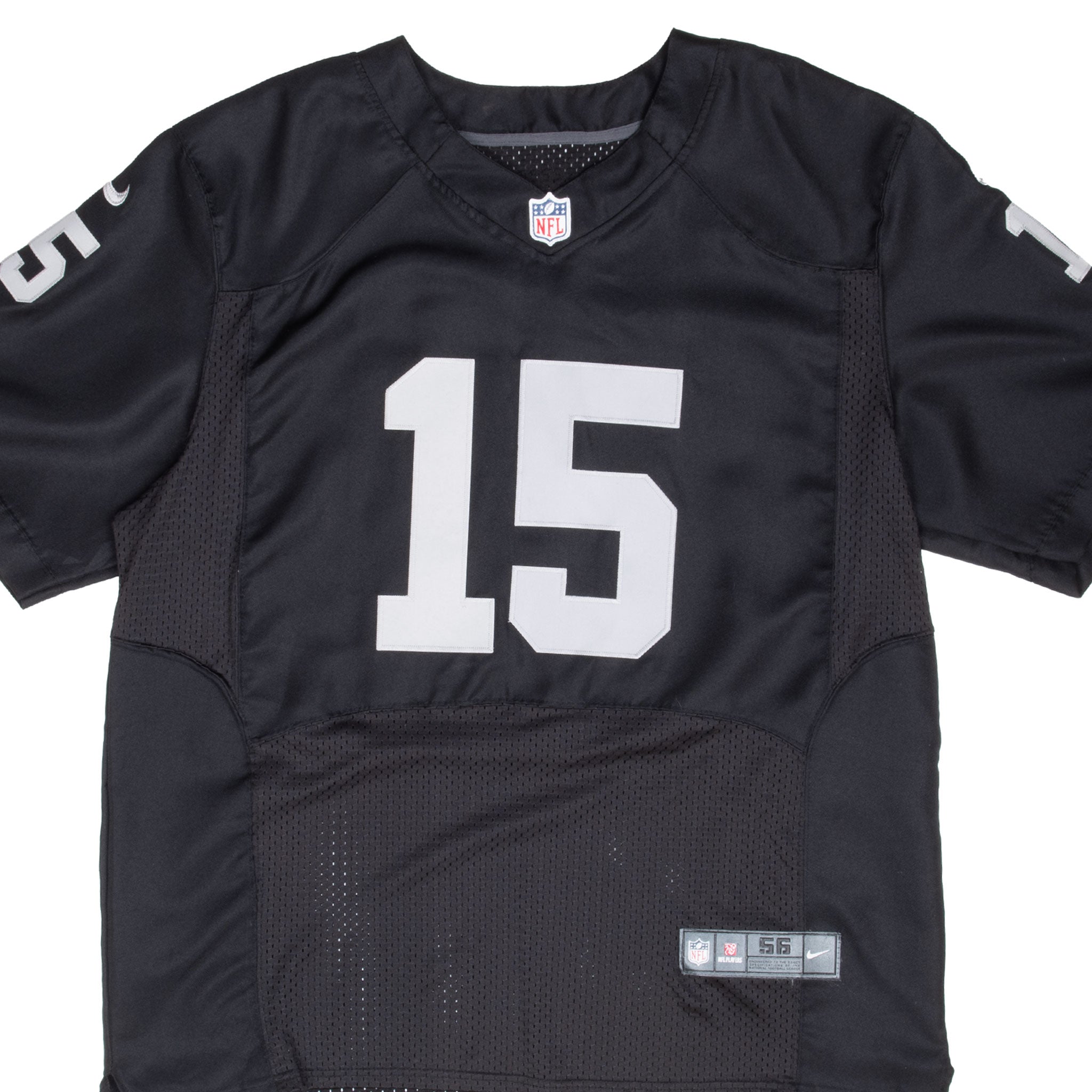 Vintage Nike Nfl Oakland Raiders Crabtree #15 Jersey Size 56
