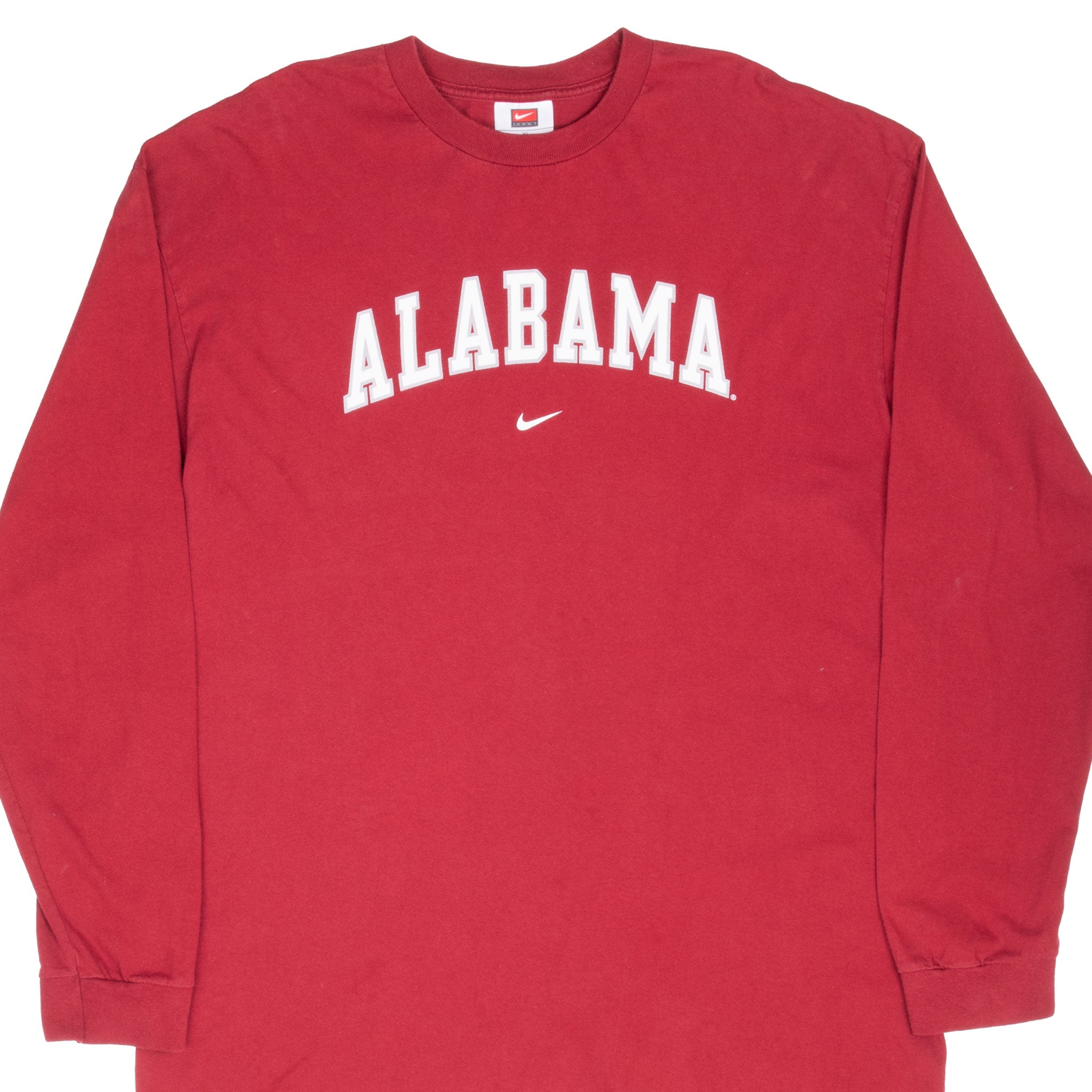 Vintage Nike Ncaa Alabama Long Sleeve Tee Shirt 2000S Size Xl