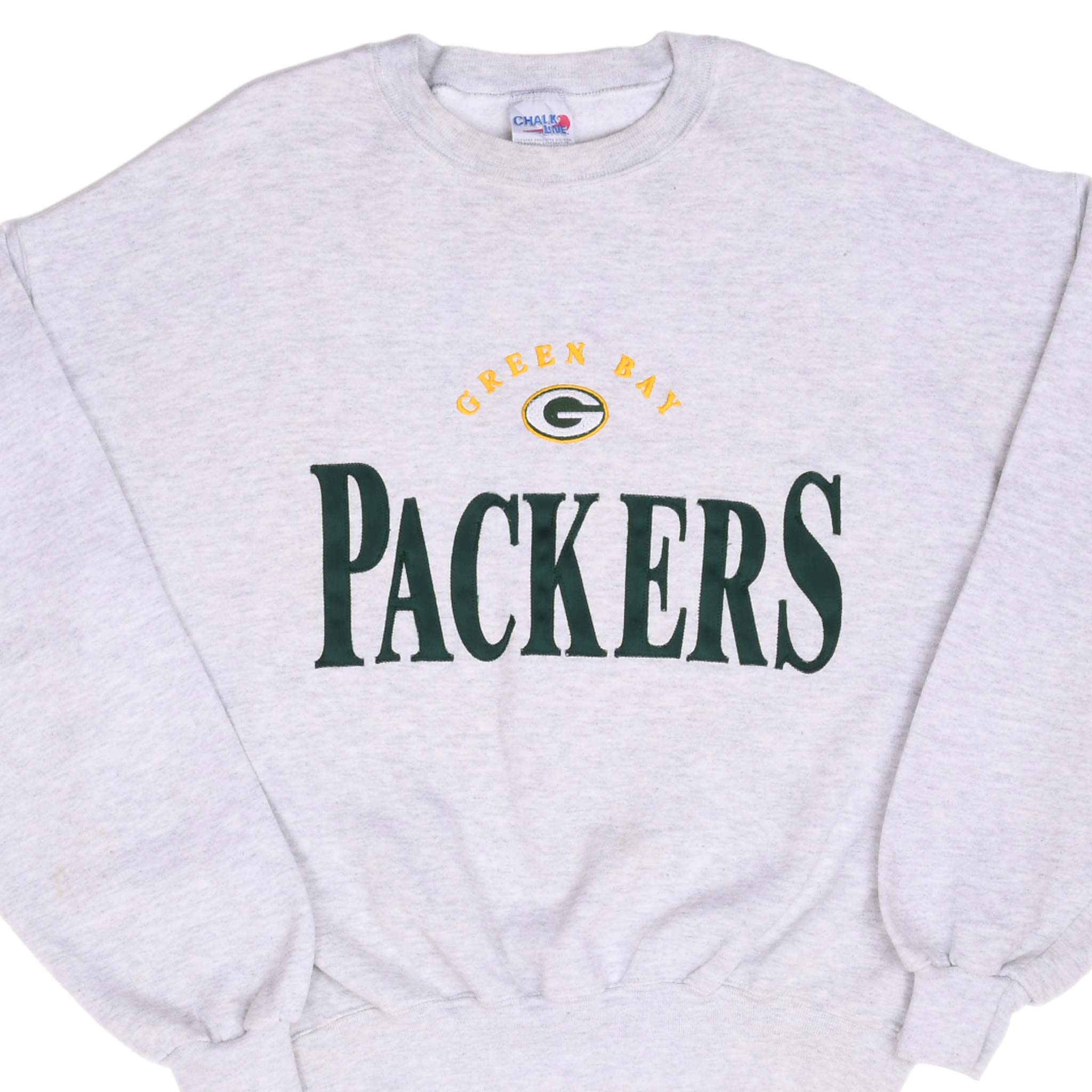 Vintage Nfl Green Bay Packers 1990S Embroidered Sweatshirt Size Large