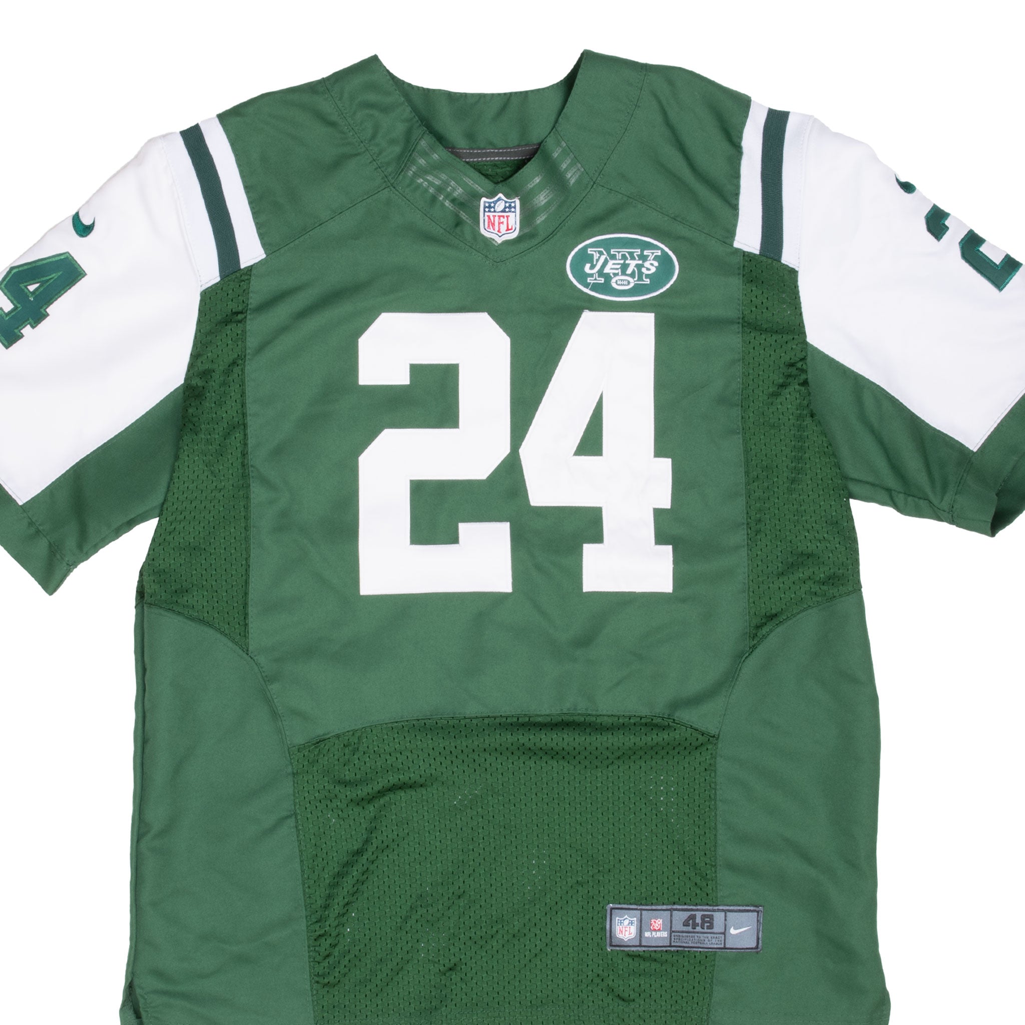 Vintage Nfl Nike New York Jets Revis #24 Jersey Size 48