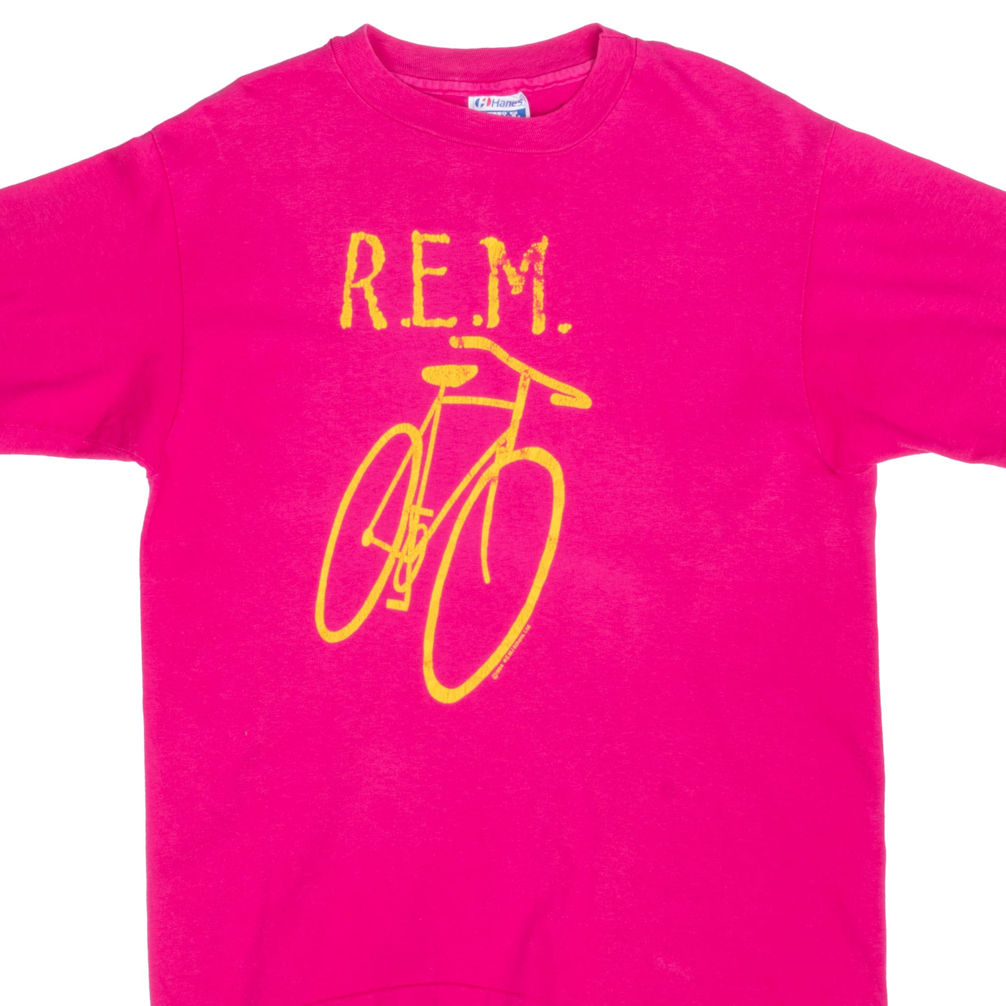 Vintage R.E.M Little American Tee Shirt 1982 Size Medium Made In Usa With Single Stitch Sleeves