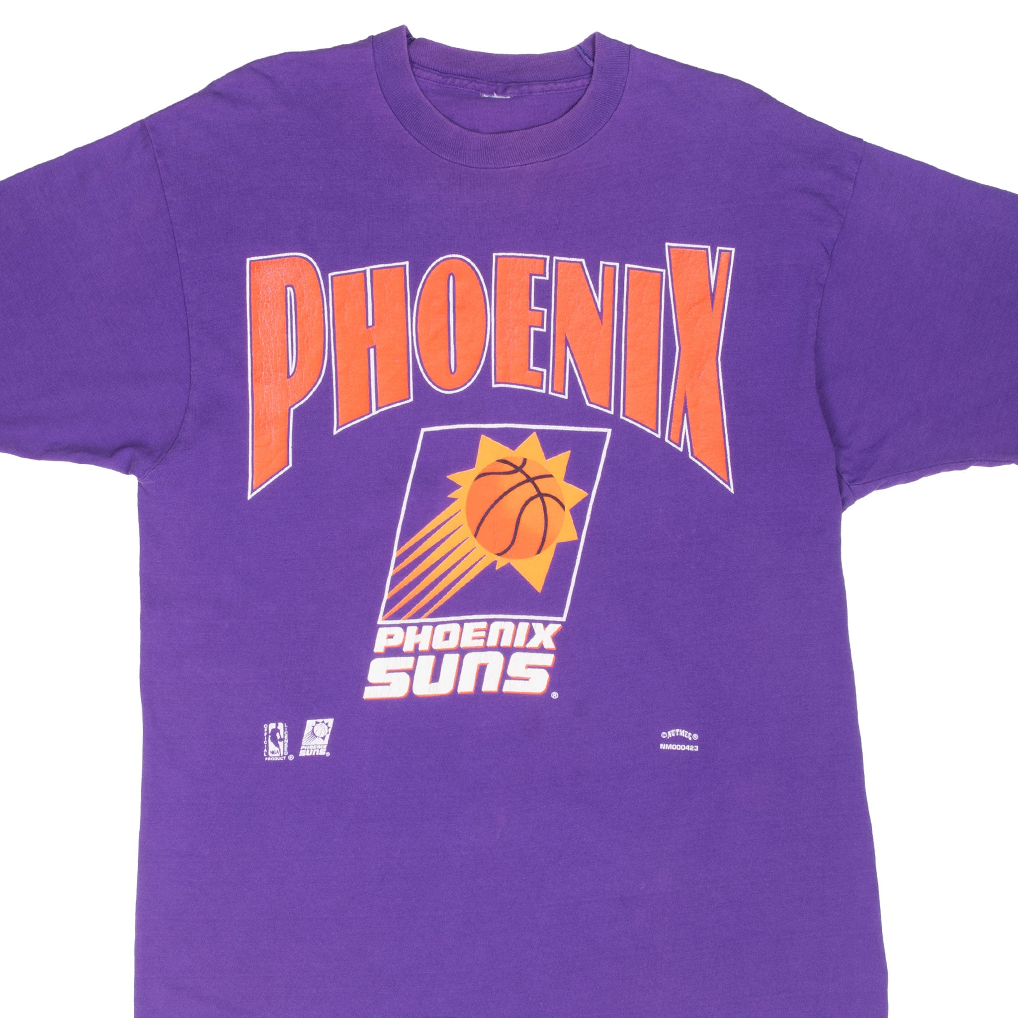 Vintage Nba Phoenix Suns 1990S Tee Shirt Size XL Made In Usa With Single Stitch Sleeves