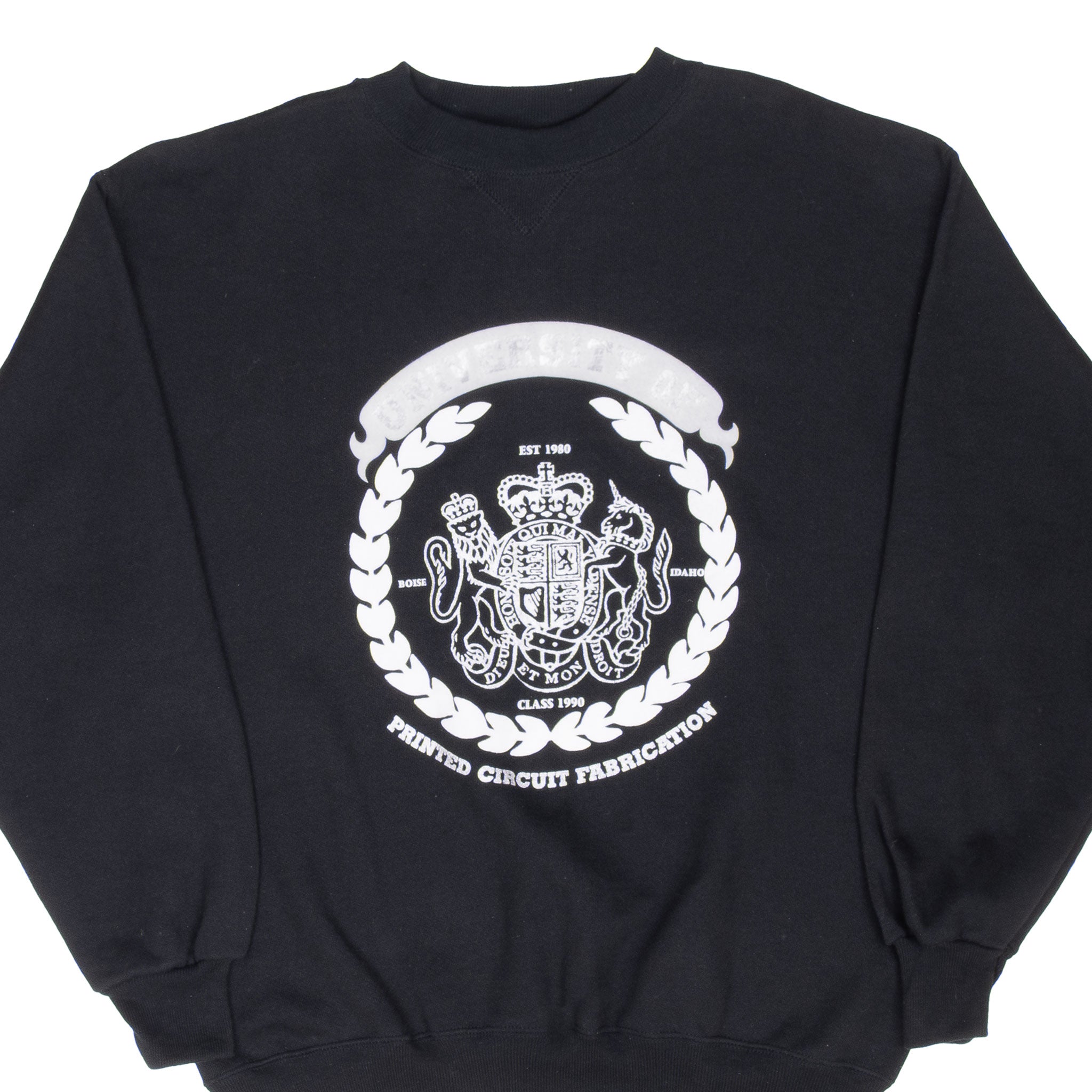 Vintage University Of Boise Idaho Hanes Sweatshirt 1990S Size Large