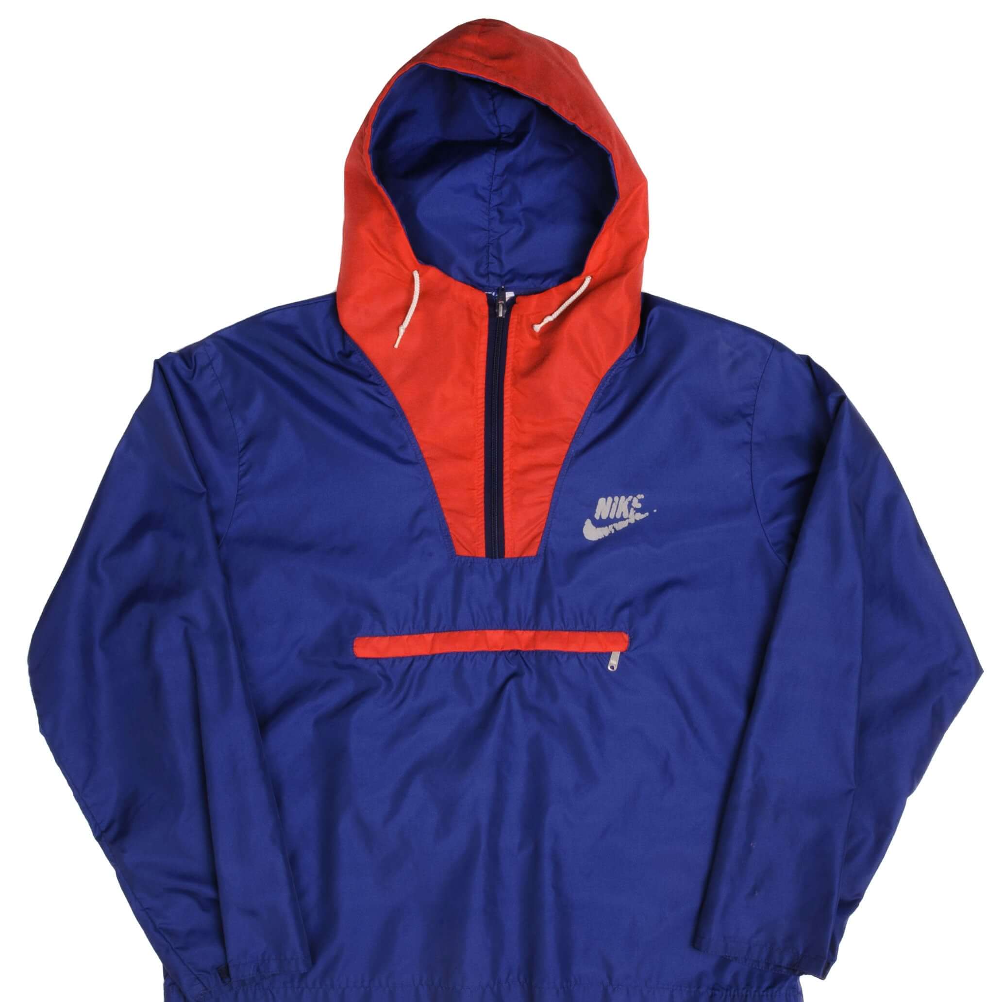 Vintage Nike Windbreaker Pullover Early 1980S Size Large Made In USA