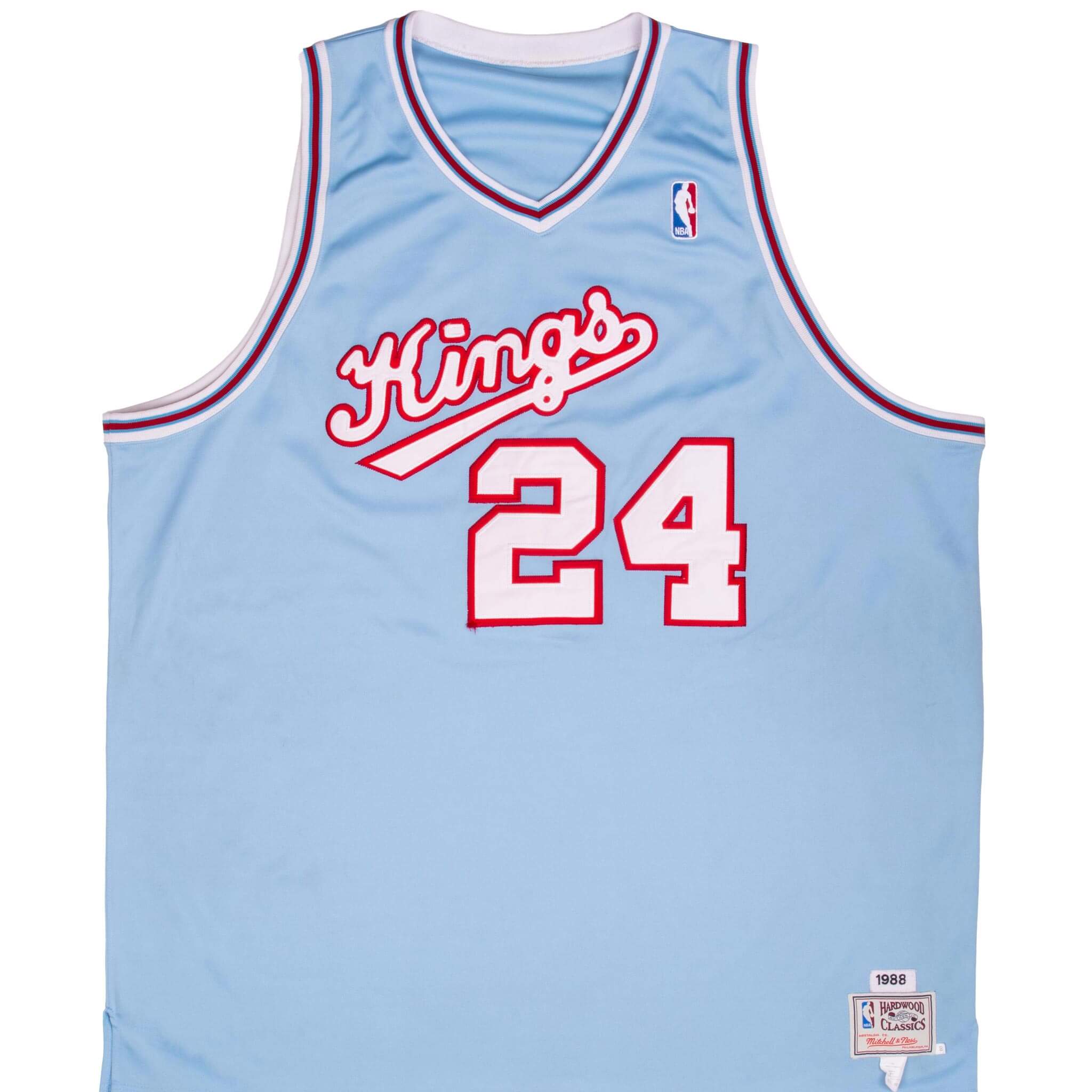 VINTAGE NBA SACRAMENTO KINGS THEUS #24 1988 MITCHELL & NESS