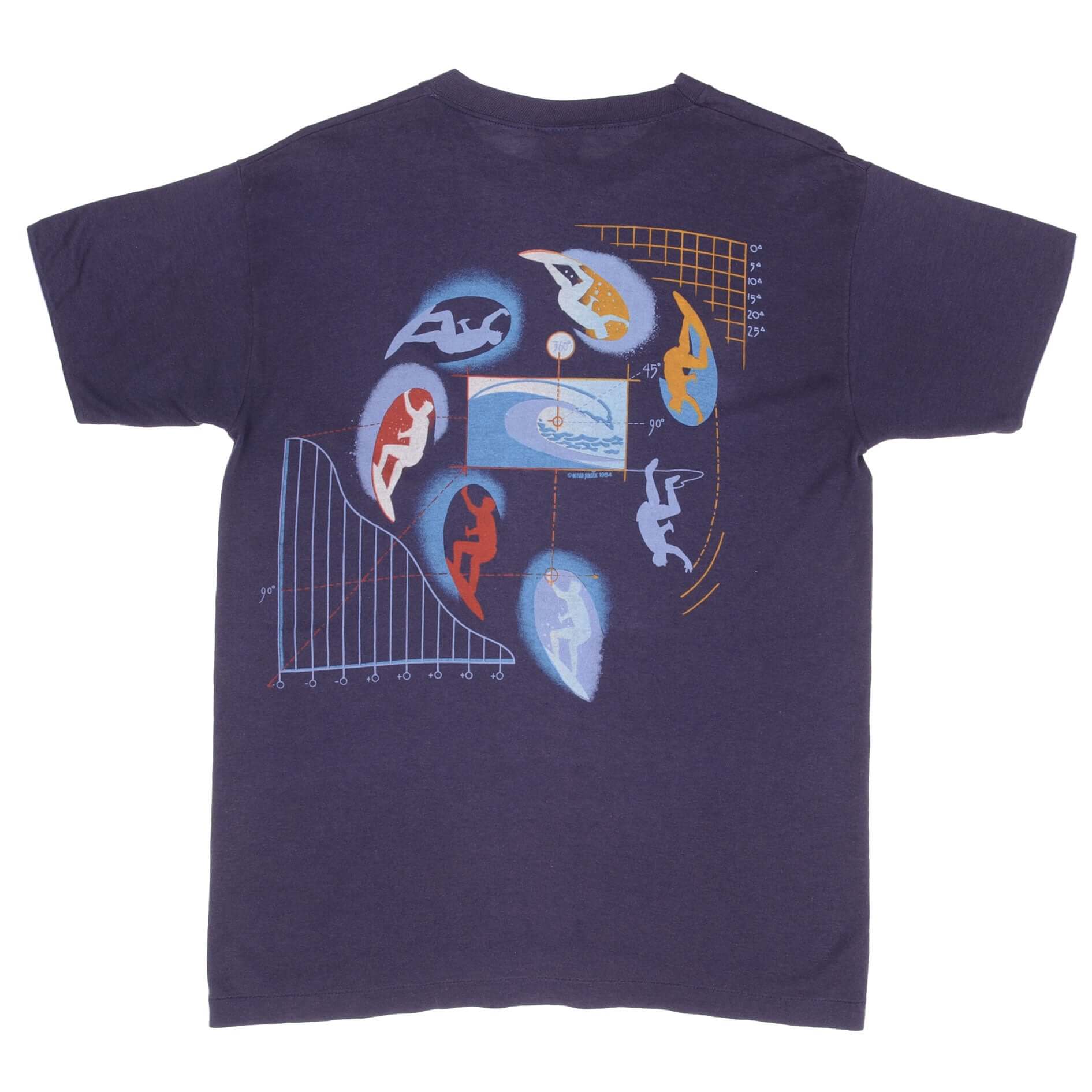 Vintage Ocean Pacific Surfing Tee Shirt Size Medium Made In USA