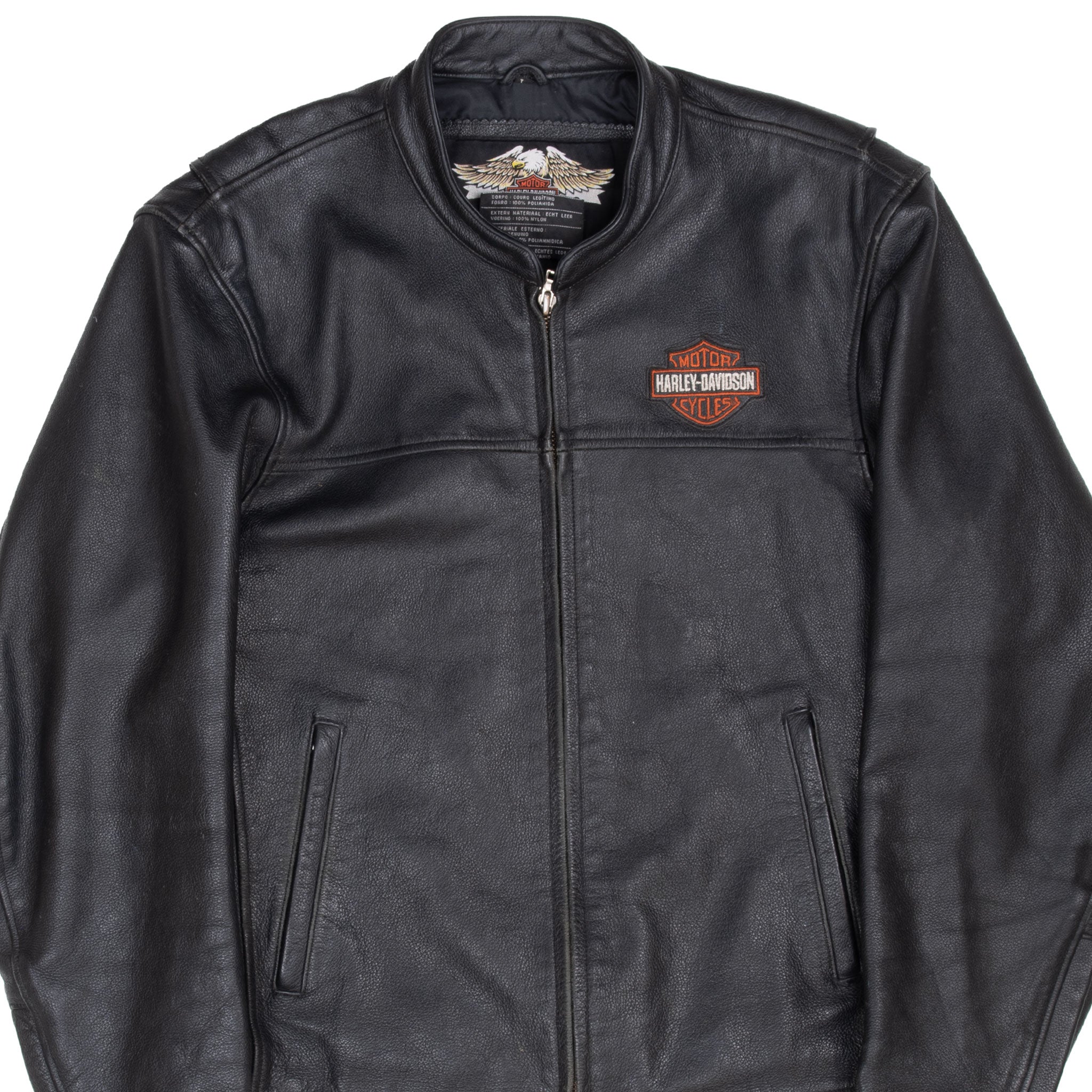 Vintage Harley Davidson Leather Motorcycle Jacket 2006 Size Large