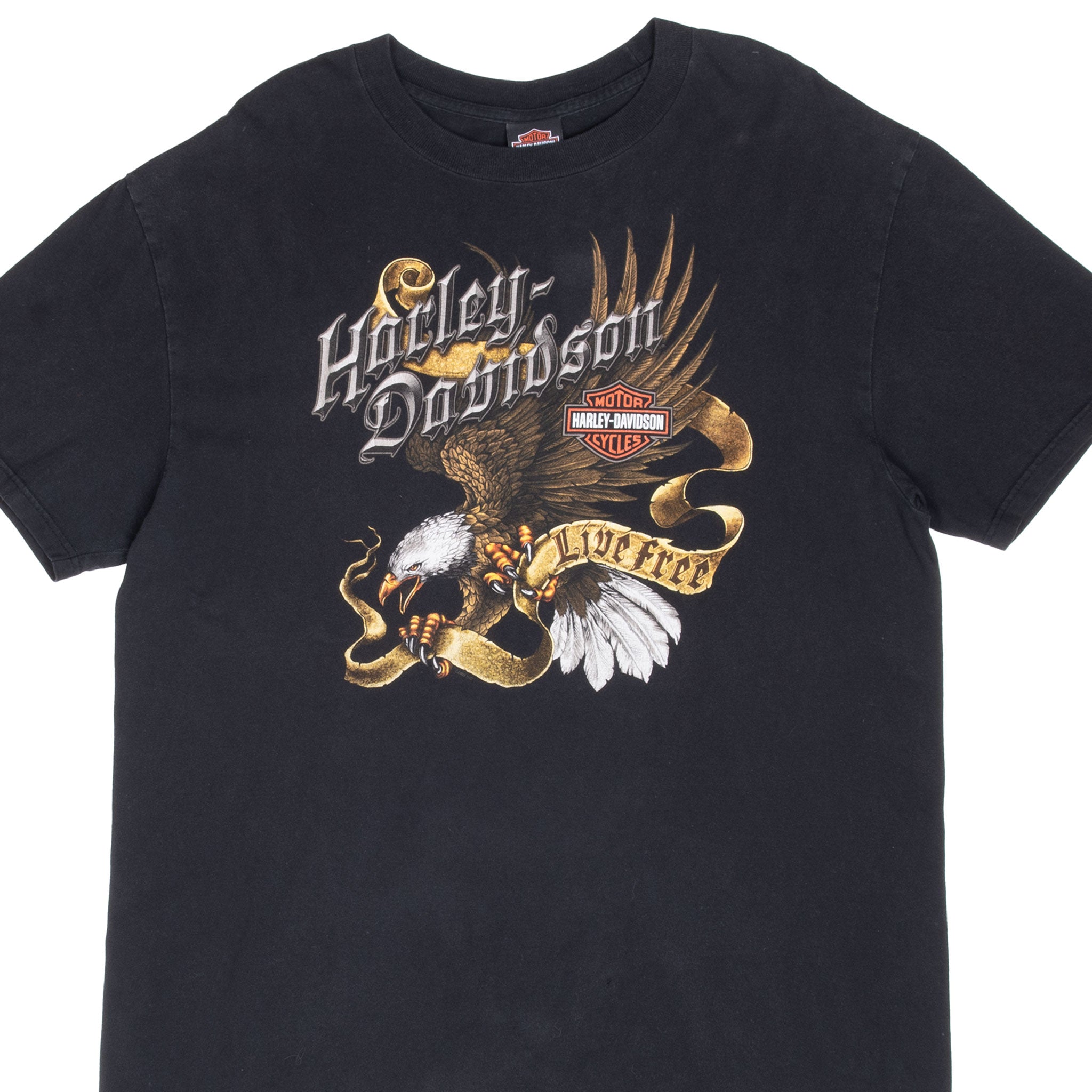 Vintage Harley Davidson Topeka Kansas Tee Shirt 2009 Size XL