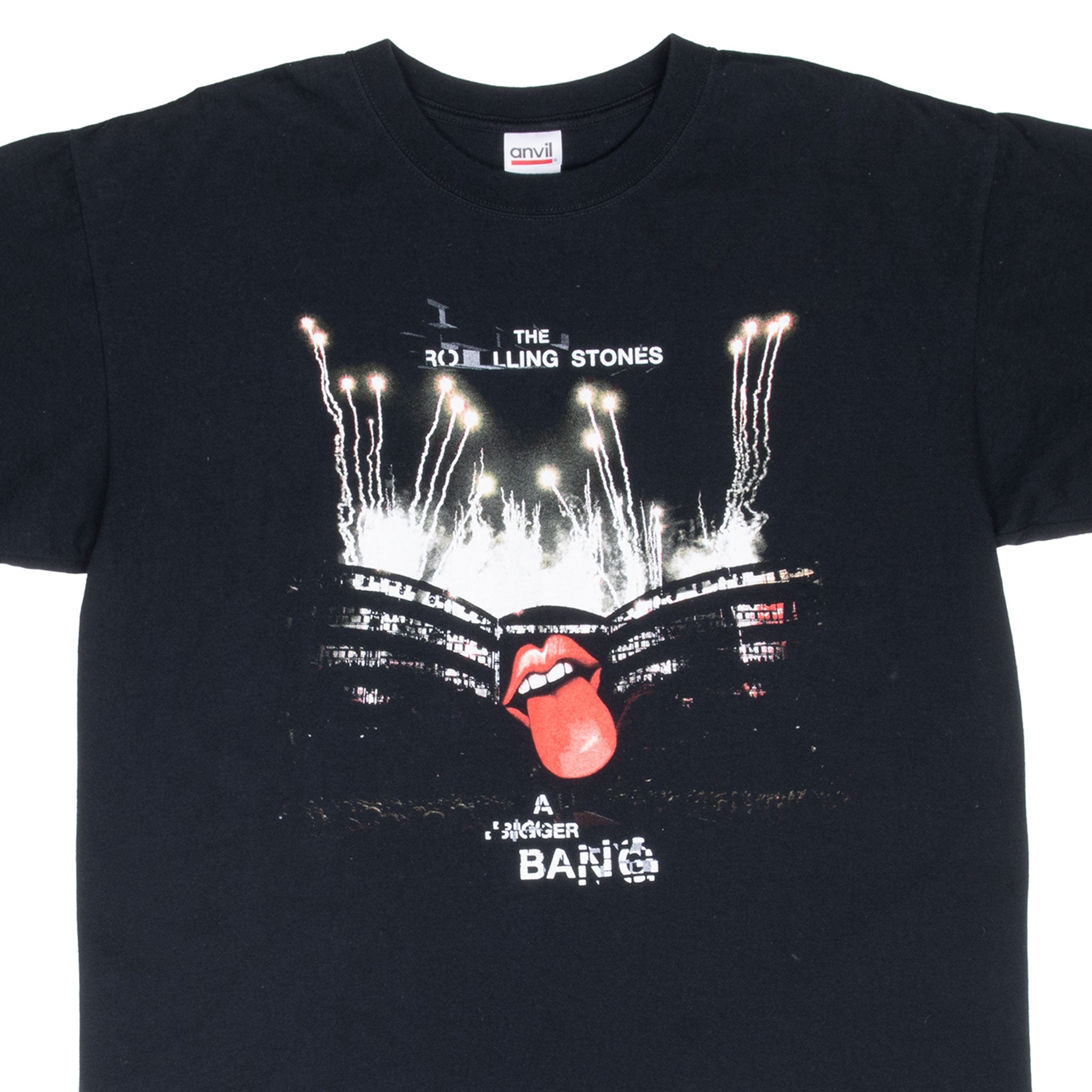 Vintage The Rolling Stones A Bigger Bang 2006 Tee Shirt Size Large