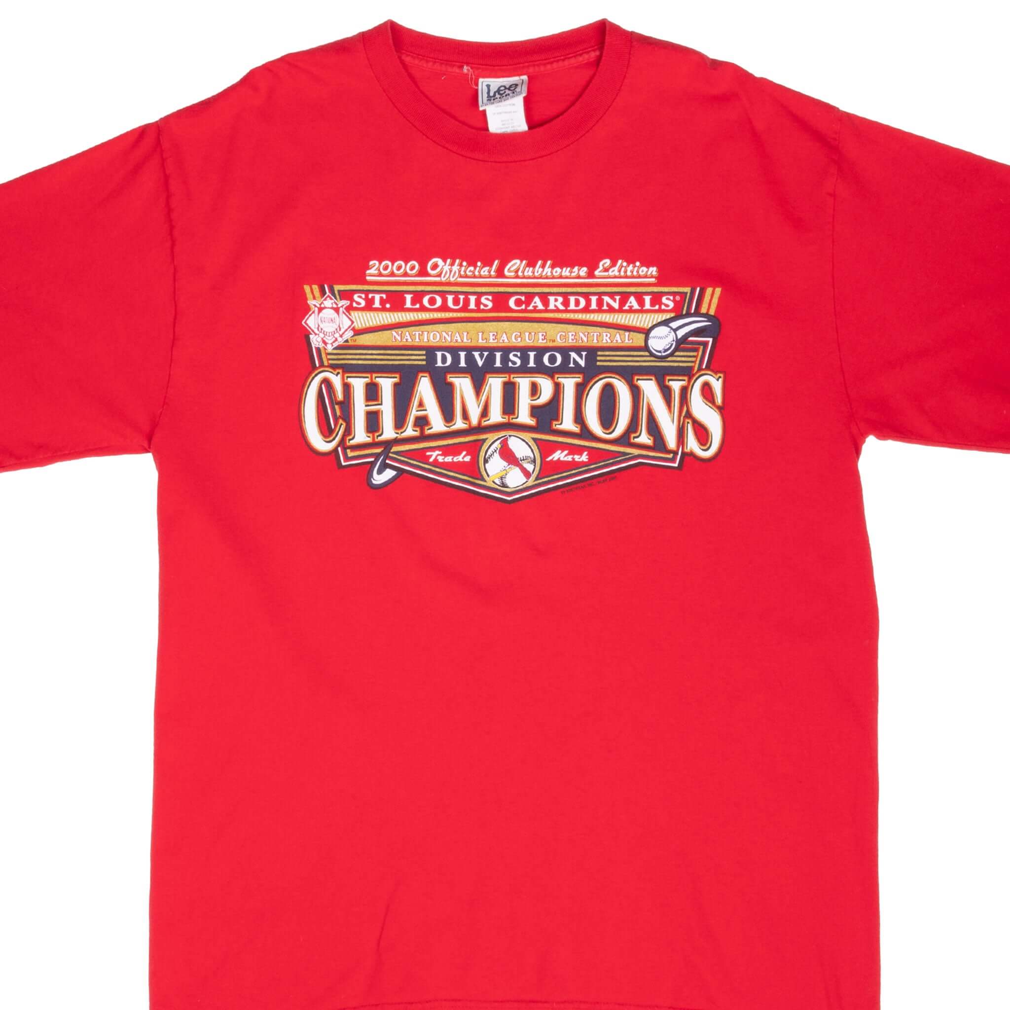 Vintage Mlb St Louis Cardinals Champions 2000 Tee Shirt Size XL