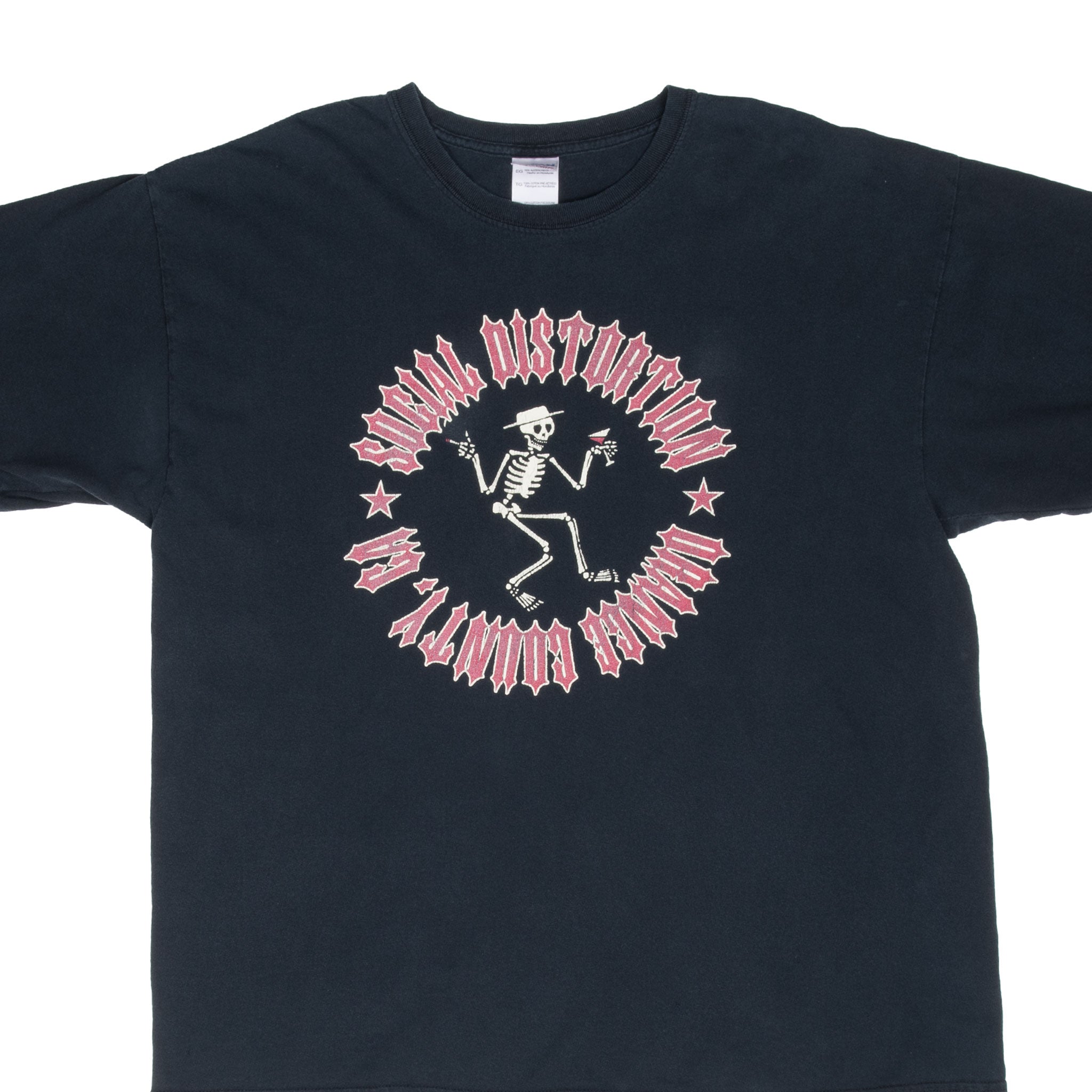 Vintage Social Distortion Rock Tee Shirt 2000S Size XL