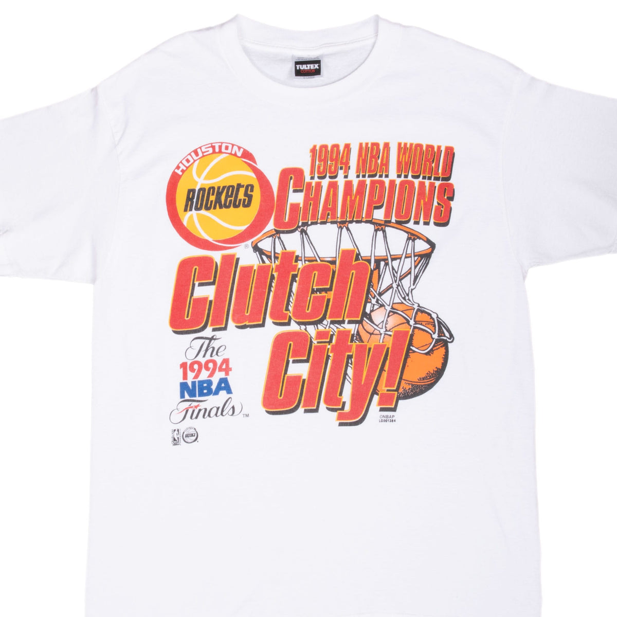 Vintage Nba Houston Rockets World Champions 1994 Tee Shirt Size Xl
