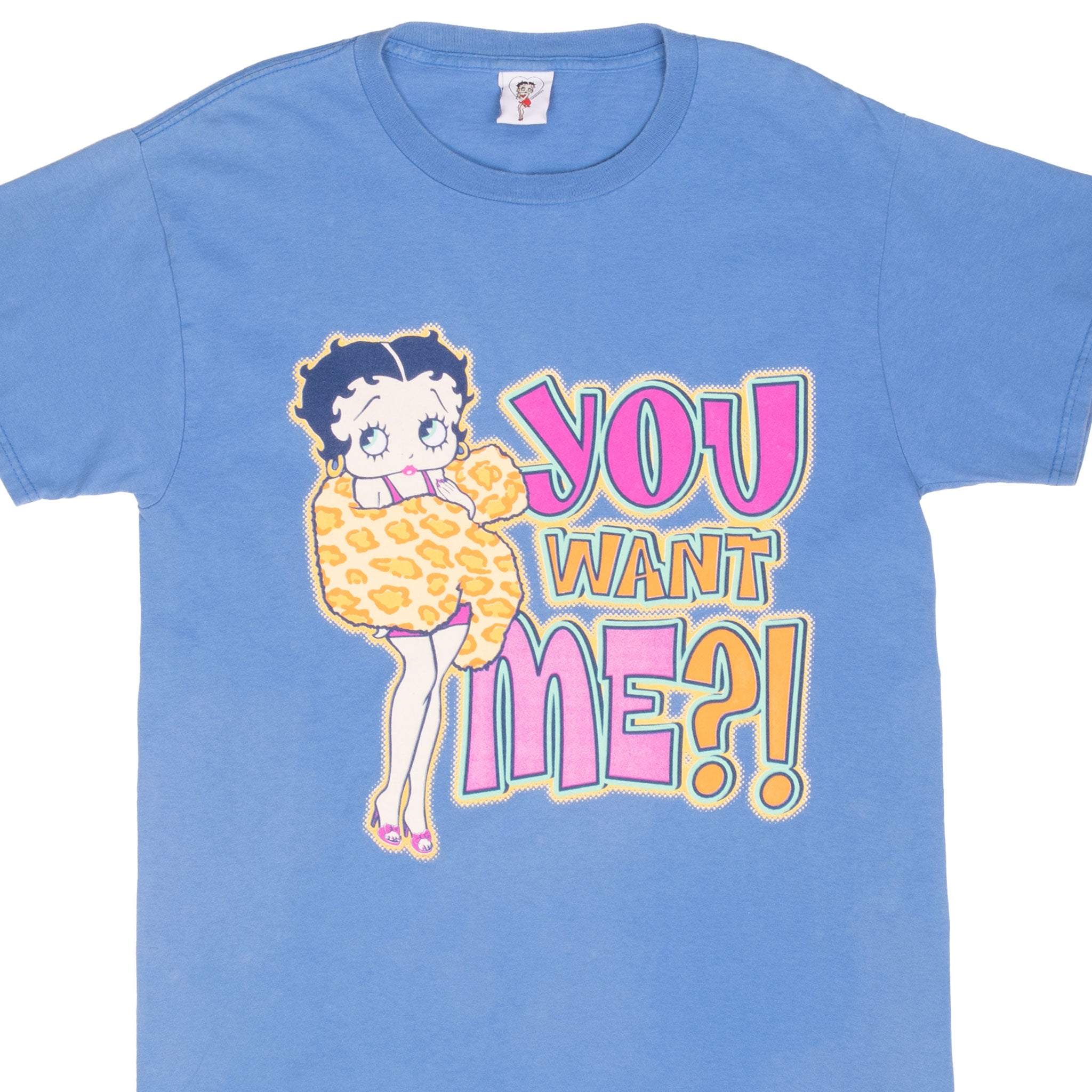 Vintage Betty Boop Tee You Want Me Tee Shirt 2001 Size Medium