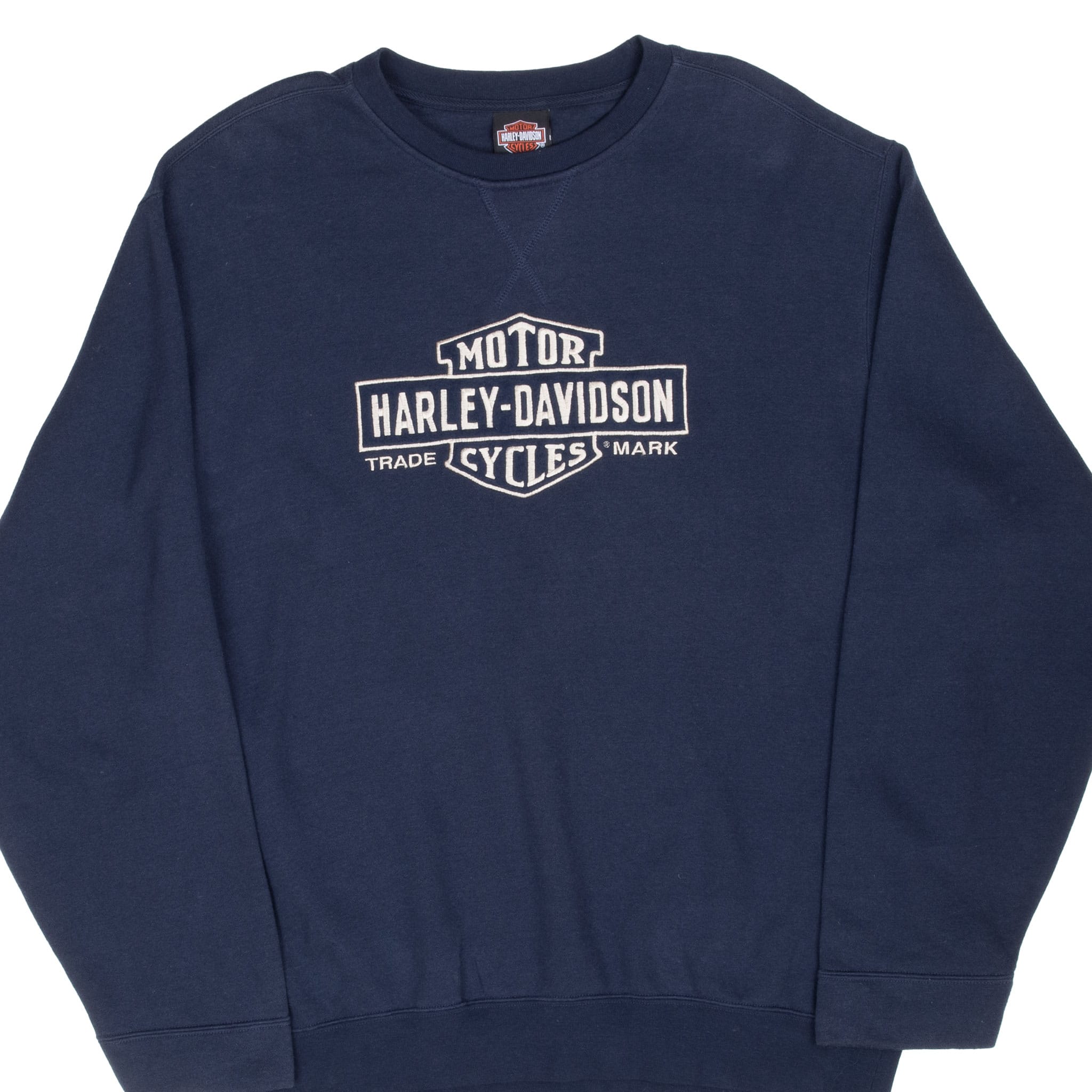 Vintage Harley Davidson Concord New Hampshire Embroidered Sweatshirt 2000S Size Large