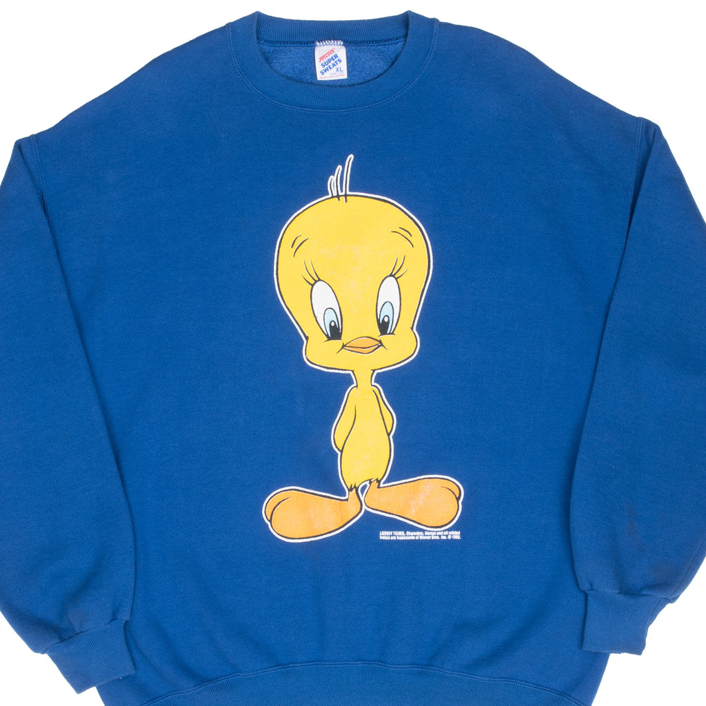 Vintage Looney Tunes Tweety 1992 Sweatshirt Size XL Made In Usa