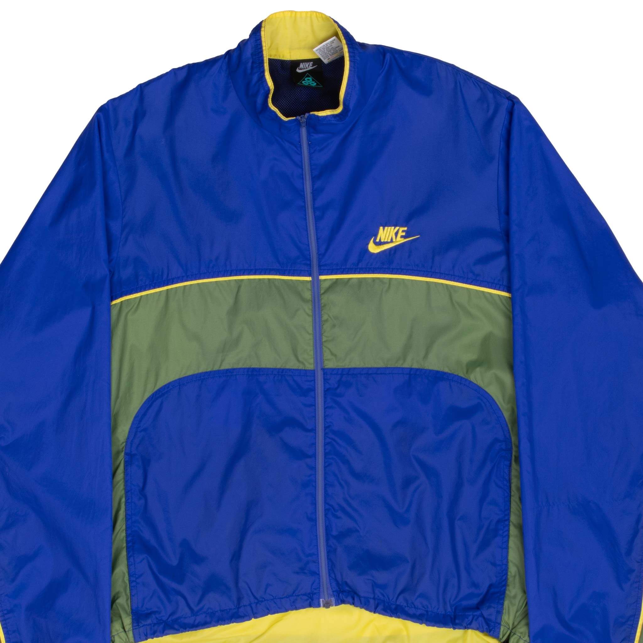 Blue vintage nike windbreaker sale