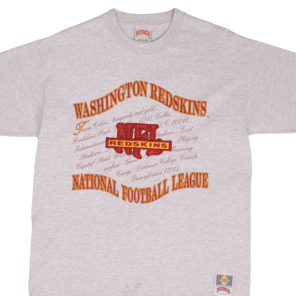 Vintage NFL Washington Redskins 1990S Tee Shirt Size Large Made In USA With Single Stitch Sleeves