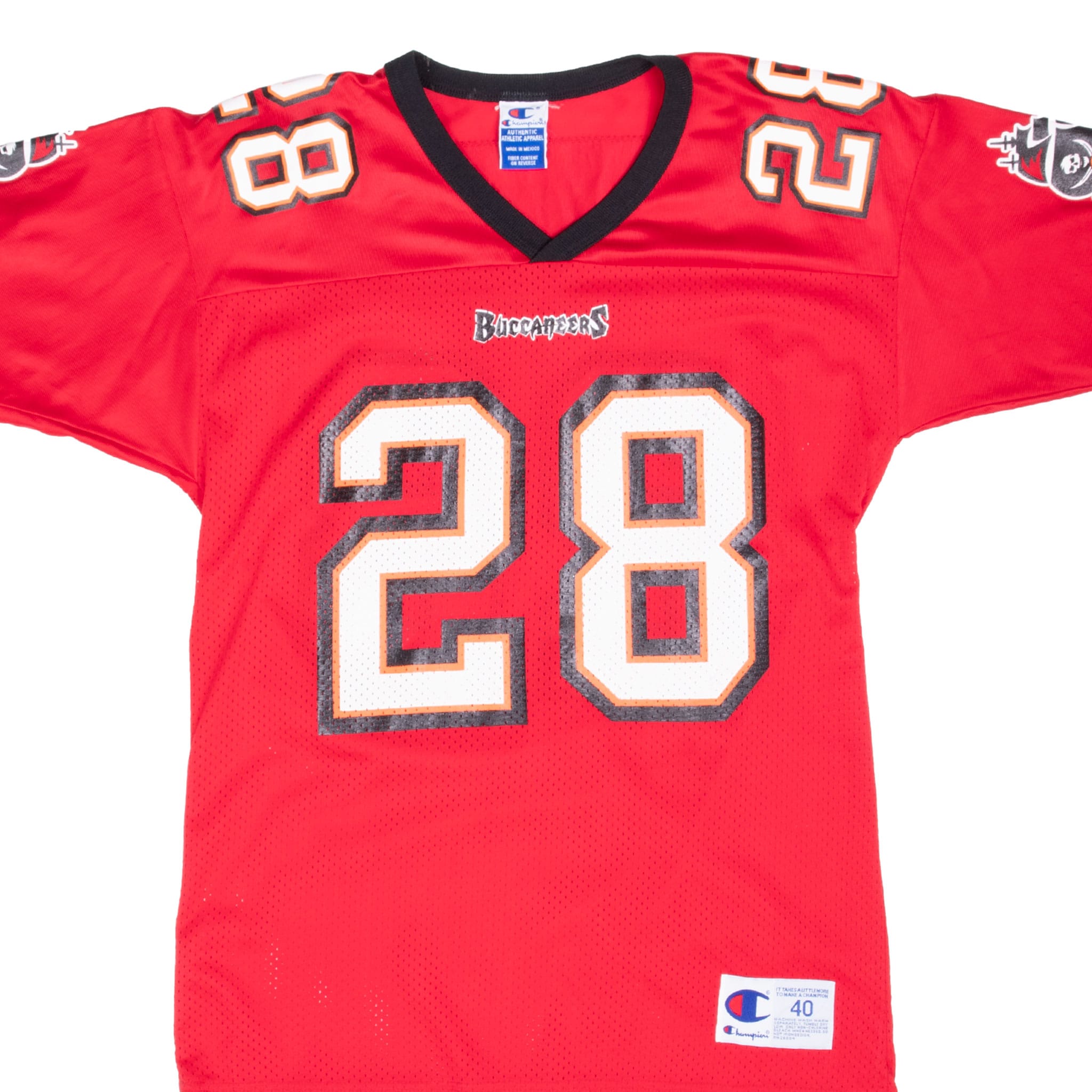 Vintage Nike Nfl Tampa Bay Buccaneers Warrick Dunn #28 Jersey 1990S Size 40
