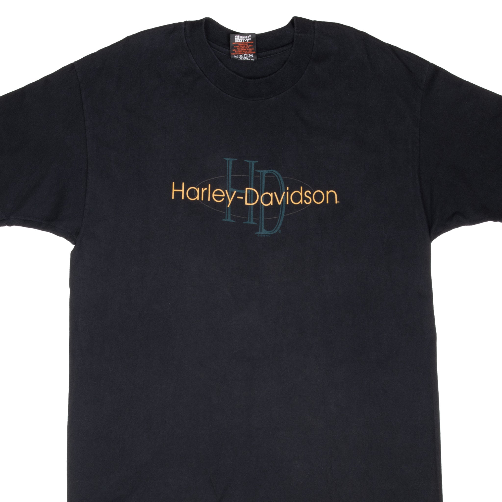 Vintage Harley Davidson Savannah Tee Shirt 1996 Size XL Made In Usa With Single Stitch Sleeves