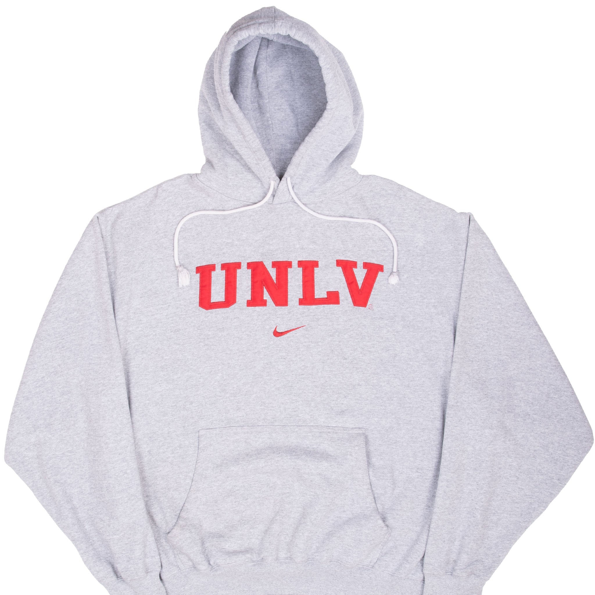 Vintage Nike Center Swoosh Unlv University of Nevada Las Vegas Hoodie Sweatshirt 1990S Size XL