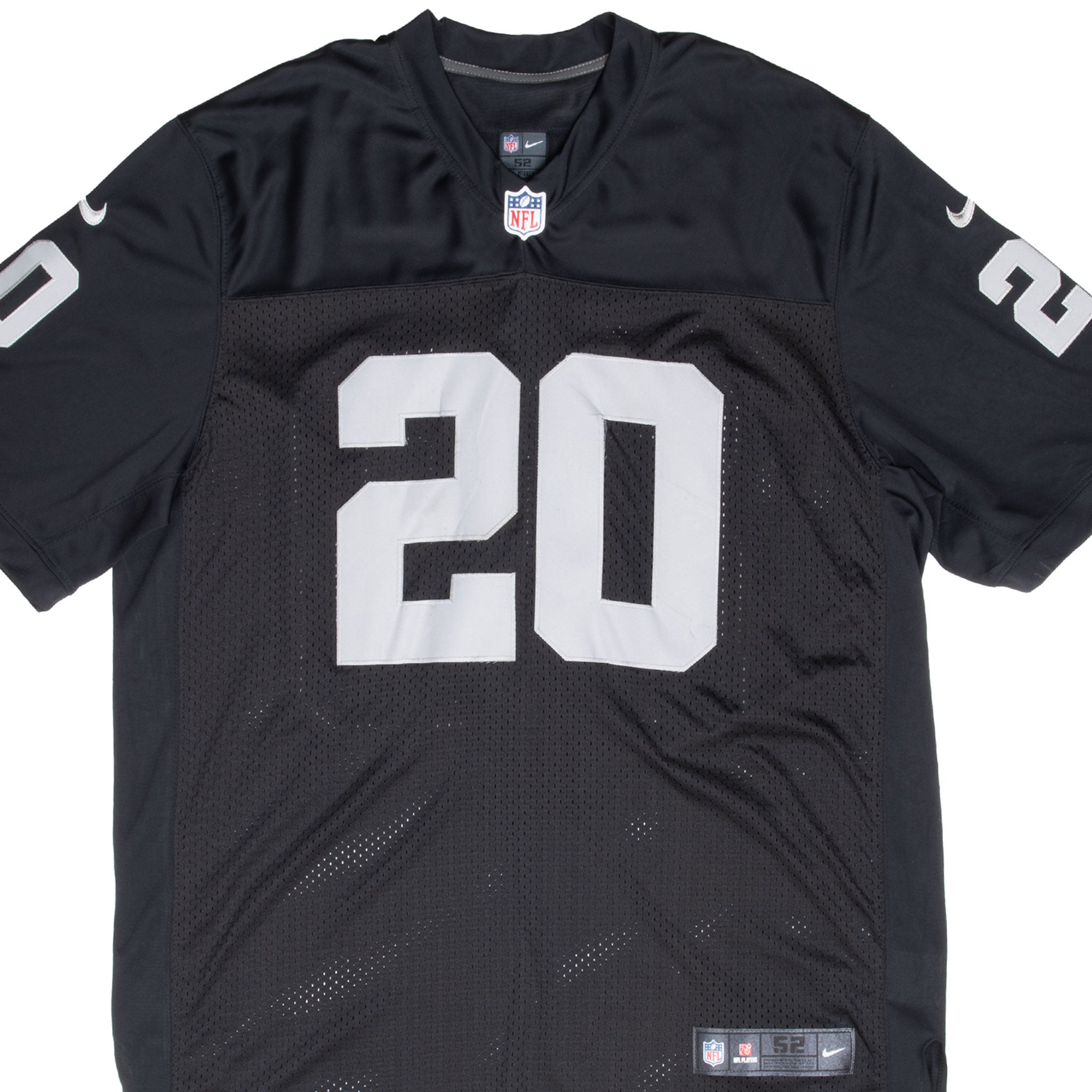 Vintage Nike Nfl Oakland Raiders Mcfadden #20 Jersey Size 52