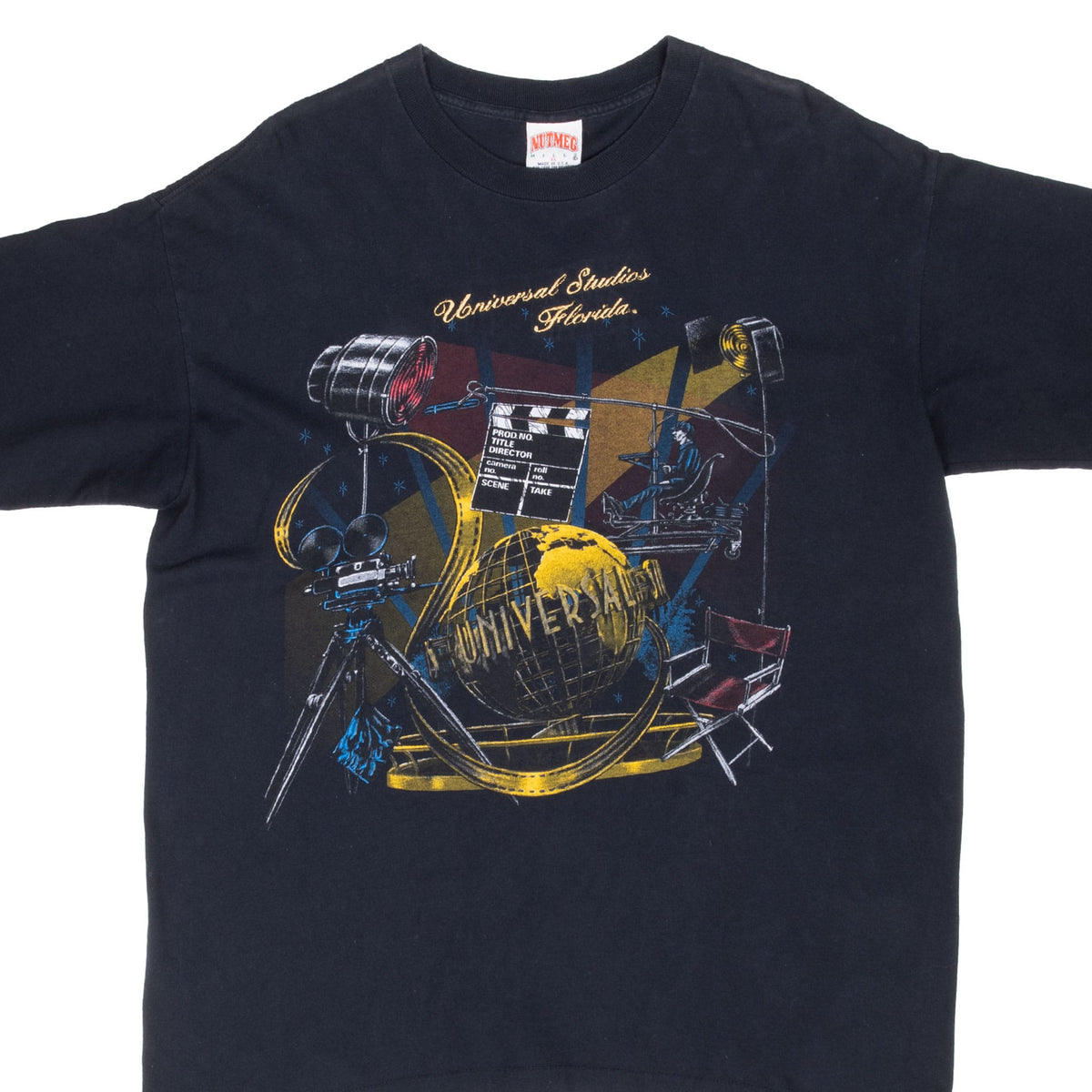 Vintage Universal Studio Florida Tee Shirt 1990S Size Xl Made In Usa With Single Stitch Sleeves