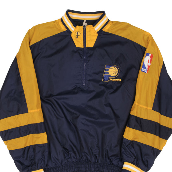 Vintage NBA Pro Player Indiana Pacers 1990S Reversible Pullover Windbreaker Jacket Size XL