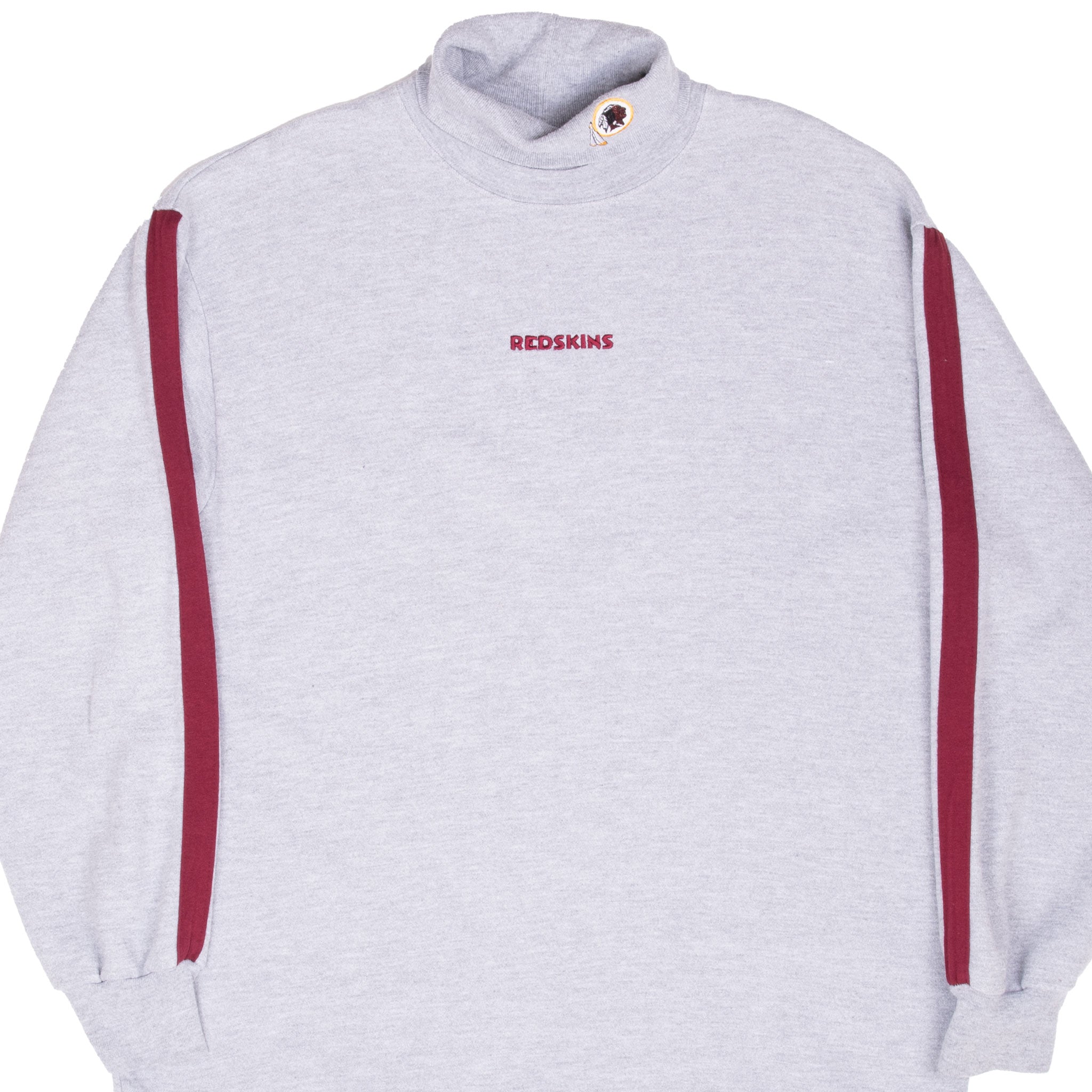 Vintage Nfl Washington Redskins Turlte Neck Sweatshirt 1990S Size Large Made Usa