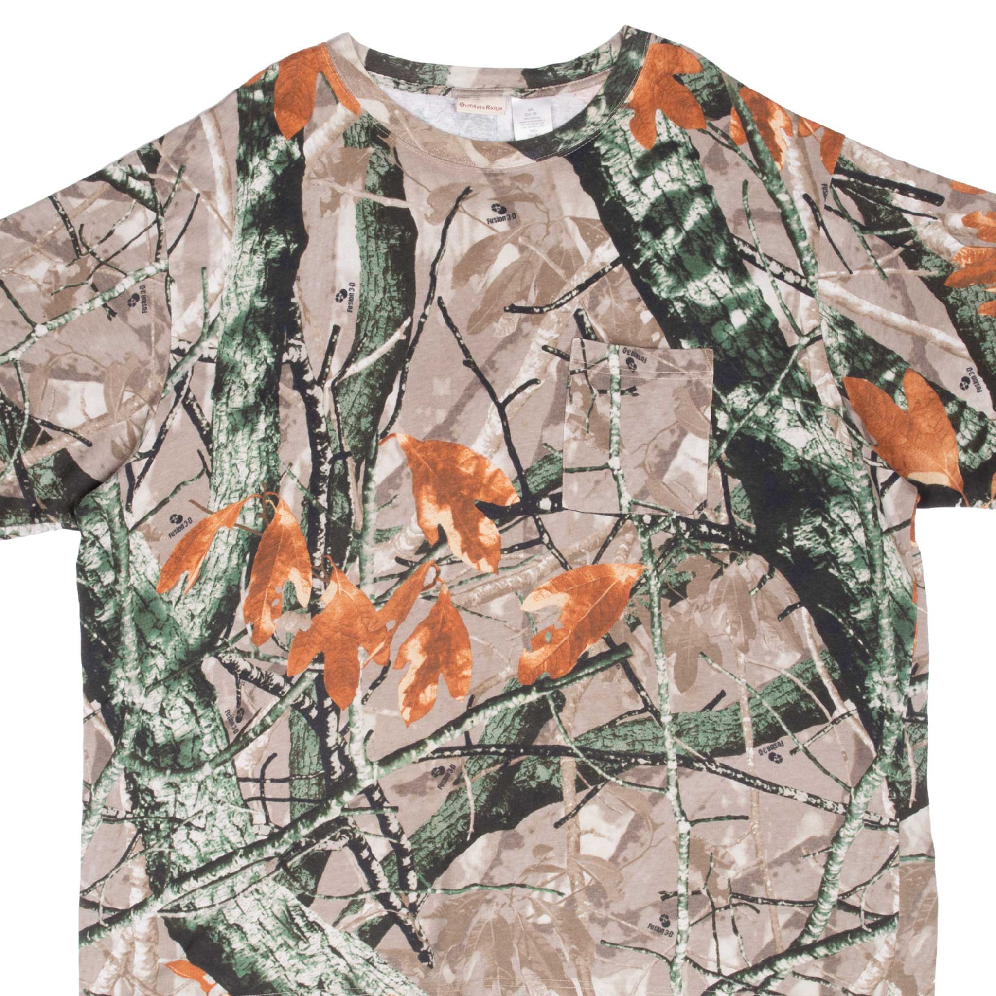 Vintage Hunting Fusion 3D Camo Pocket Tee Shirt Size 3XL