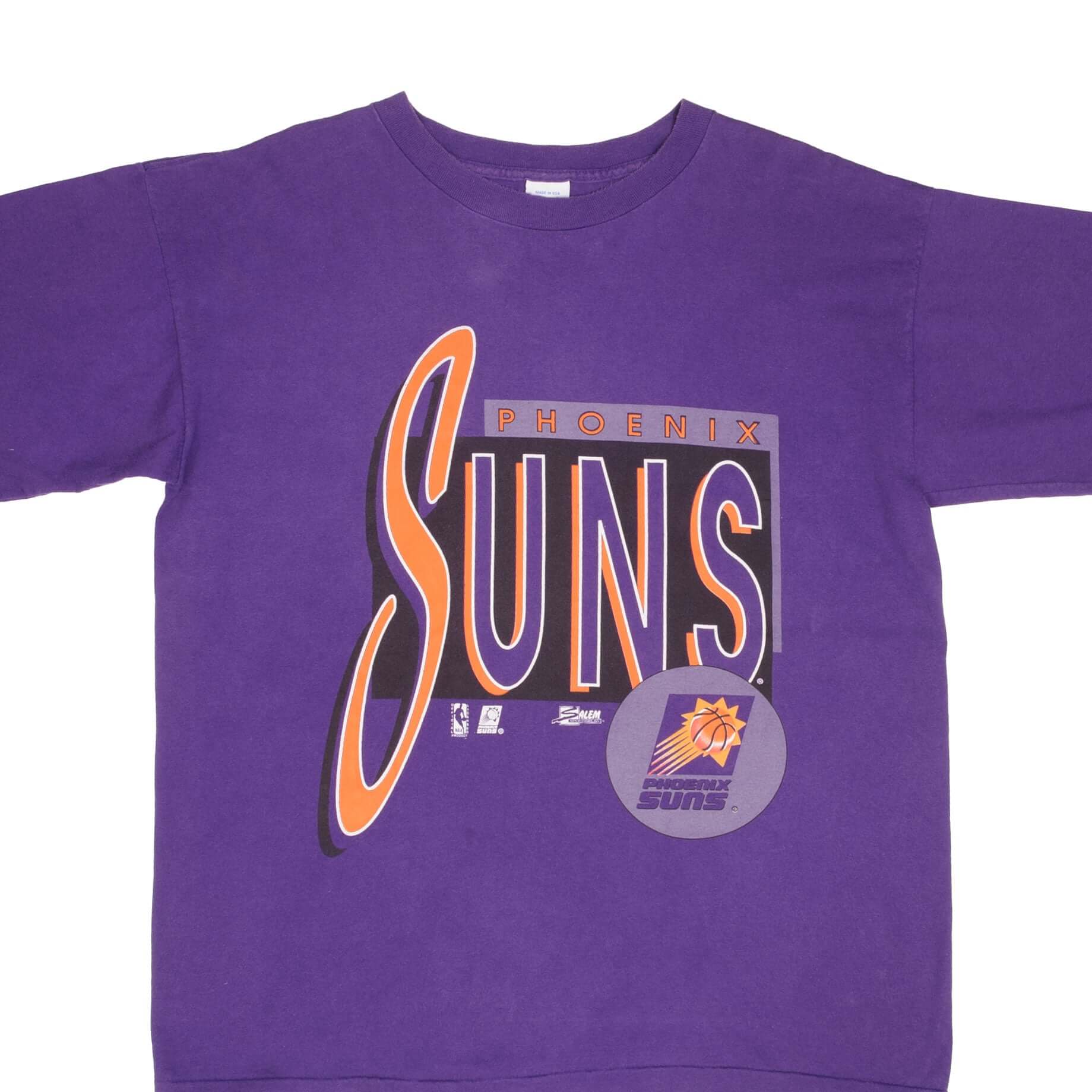 Vintage NBA Phoenix Suns 1990s Tee Shirt Size XL Made in USA
