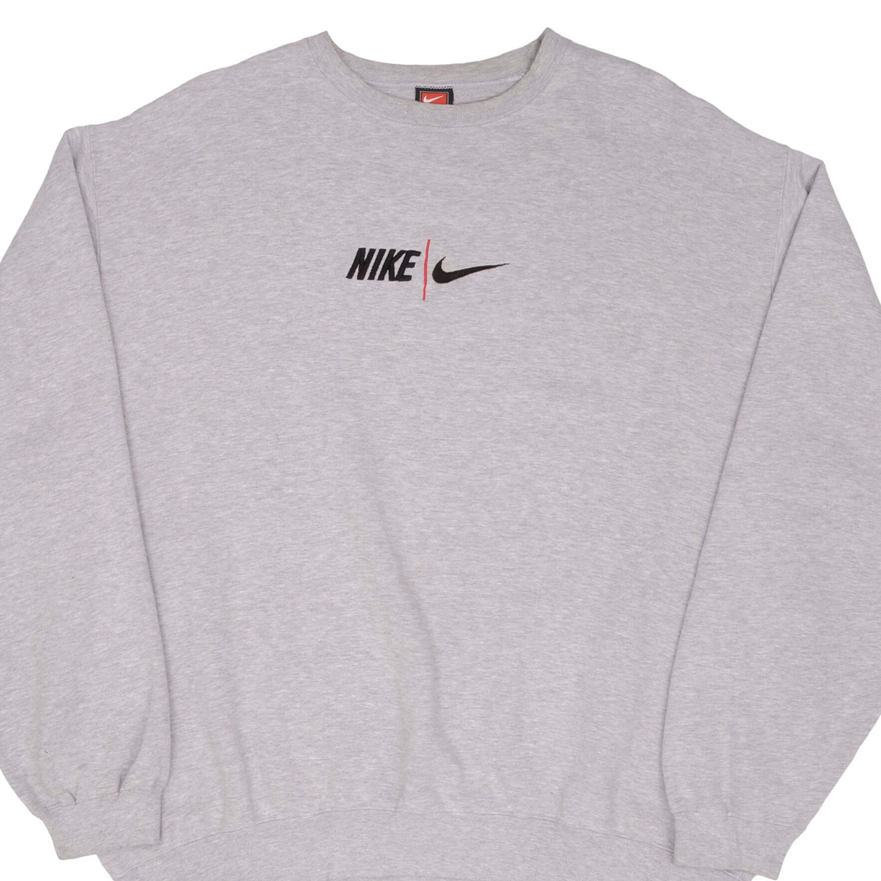 VINTAGE NIKE SPELLOUT SWOOSH GRAY SWEATSHIRT 1990S SIZE 2XL Vintage rare usa