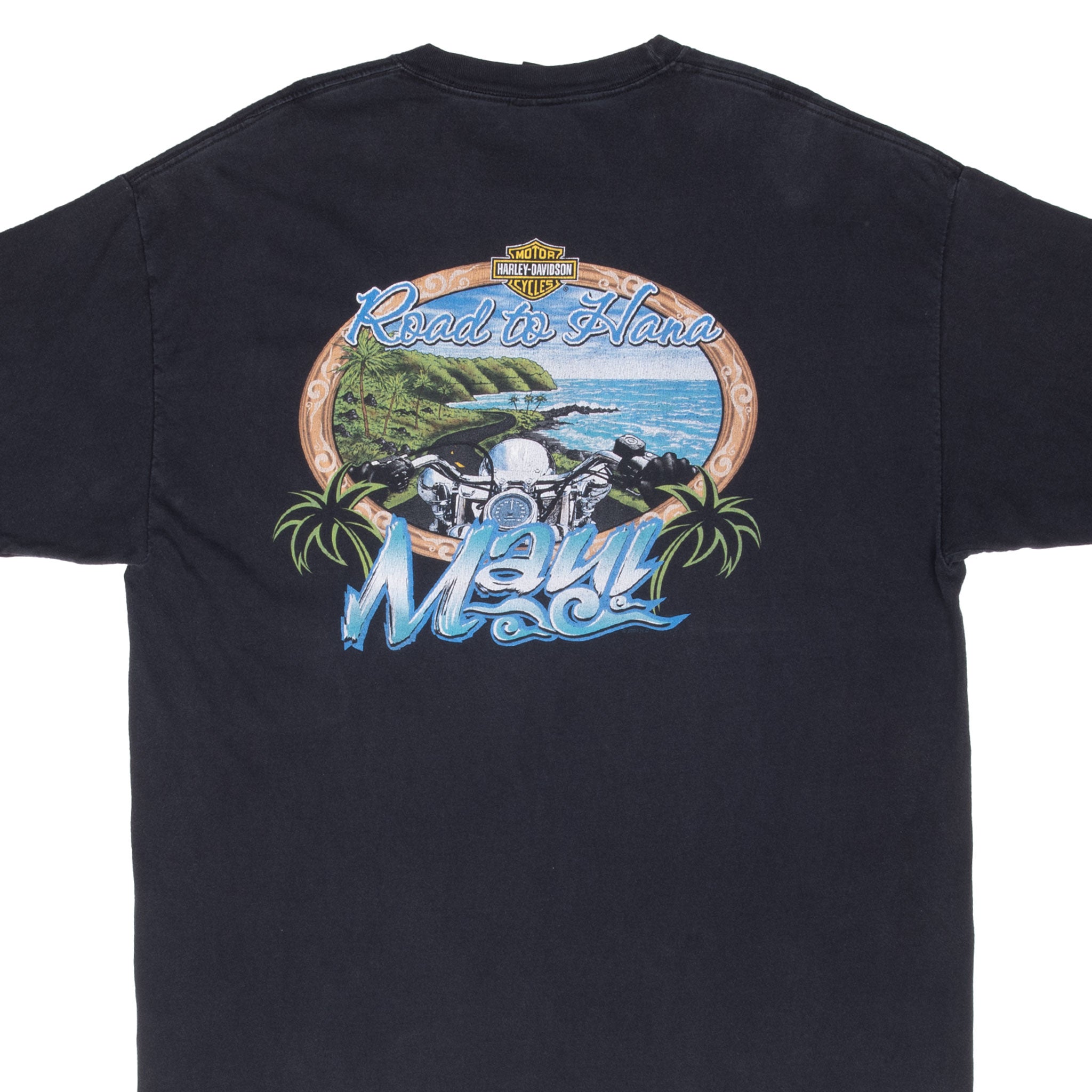 Vintage Harley Davidson Maui Hawaii 2004 Tee Shirt Size XL Made In Usa