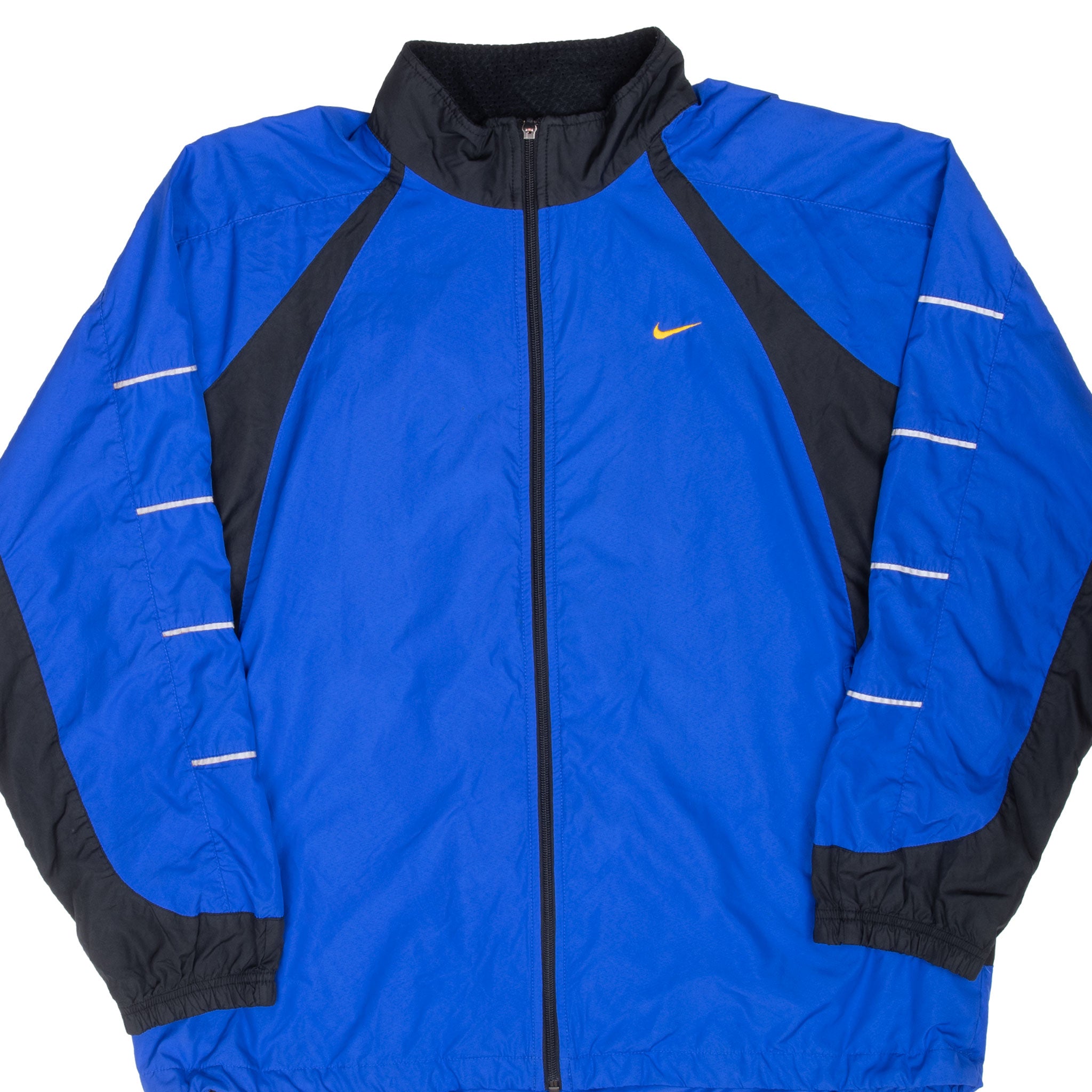 Vintage Nike Blue Windbreaker Jacket 1990S Size XL