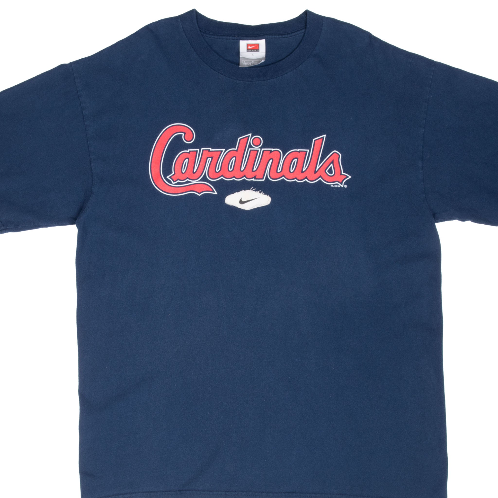 Vintage Mlb Nike Swoosh St Louis Cardinals Long Sleeve Tee Shirt 1990S Size Large