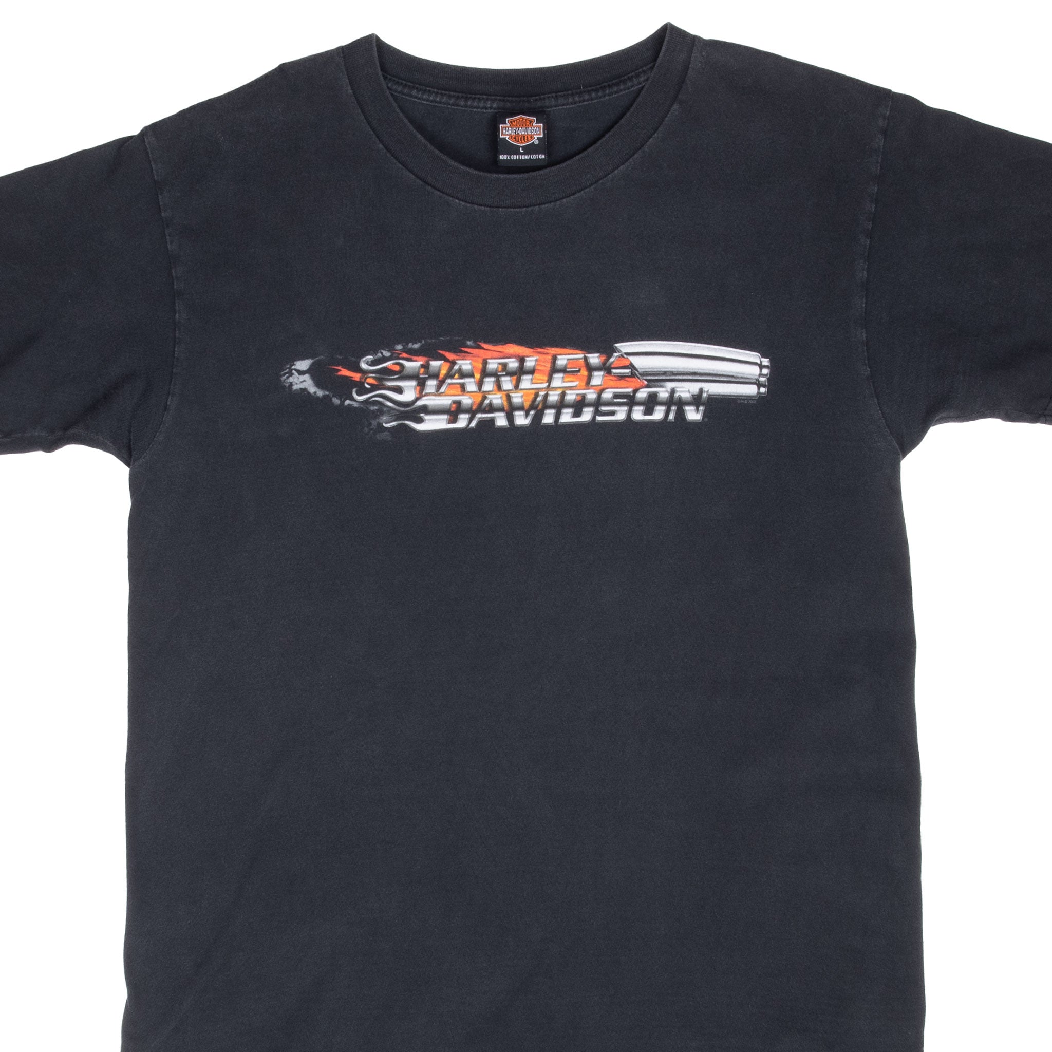 VINTAGE HARLEY DAVIDSON BILLINGS MONTANA 2002 TEE SHIRT LARGE MADE IN USA