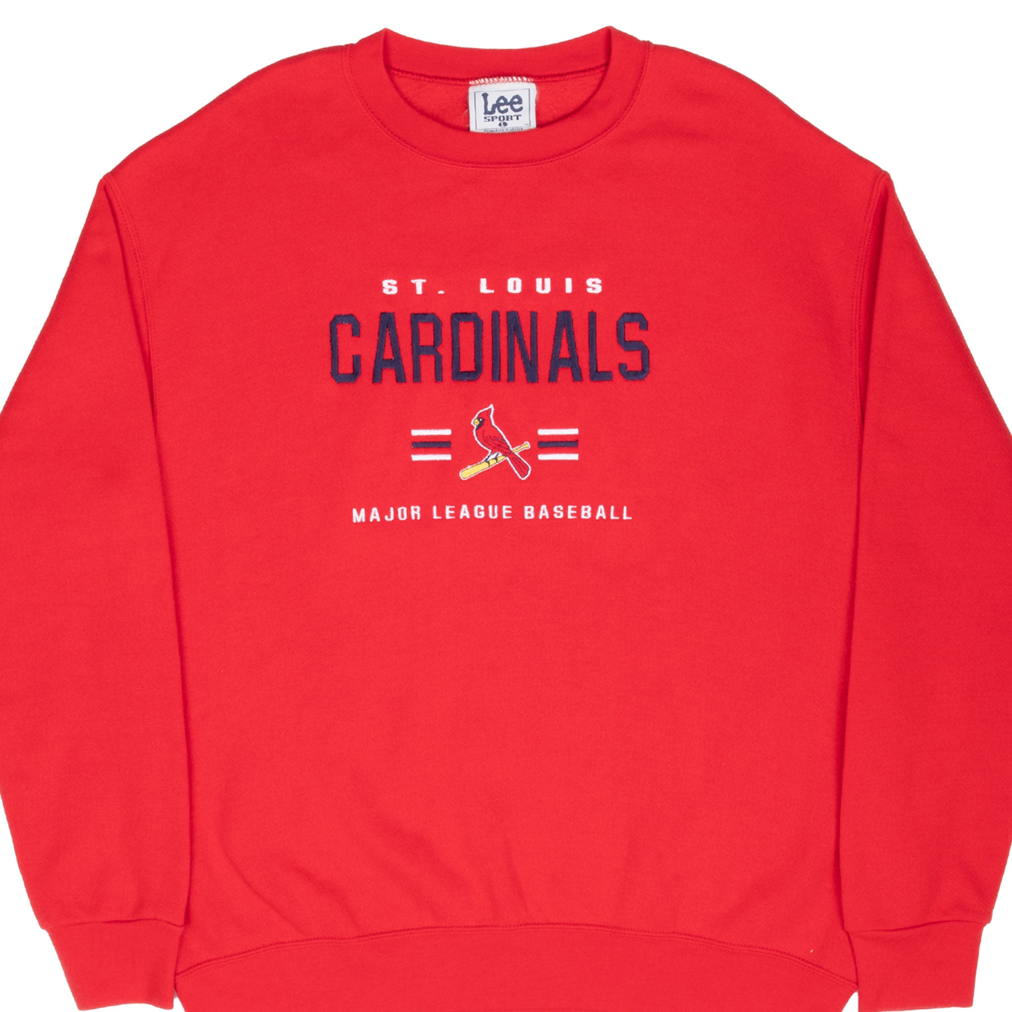 Vintage Mlb St Louis Cardinals Embroidered Sweatshirt 1990S Size Large