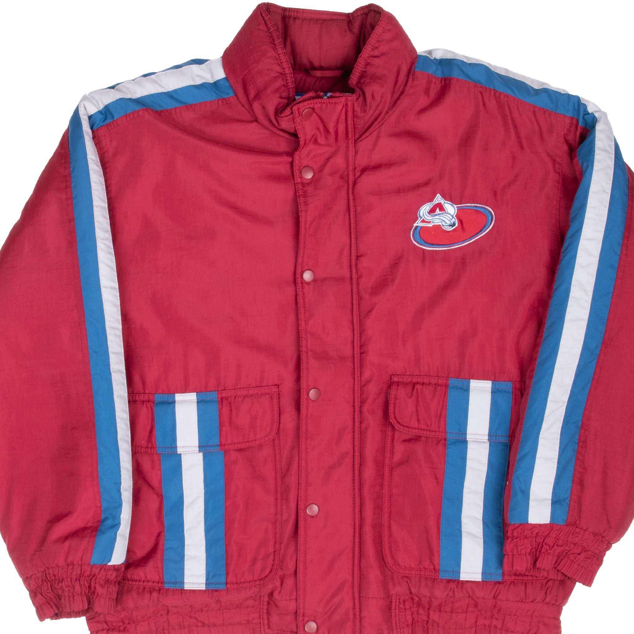 Vintage Nhl Colorado Avalanche Heavy Jacket 1990S Size Large