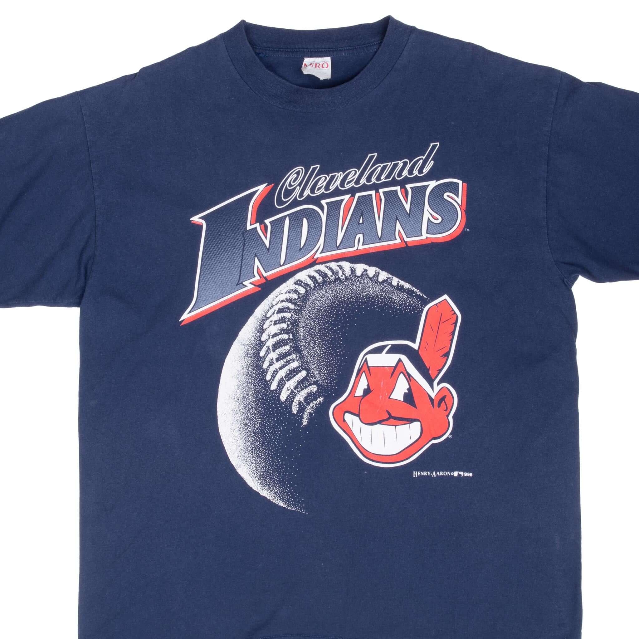 VINTAGE MLB CLEVELAND INDIANS 1996 TEE SHIRT XL