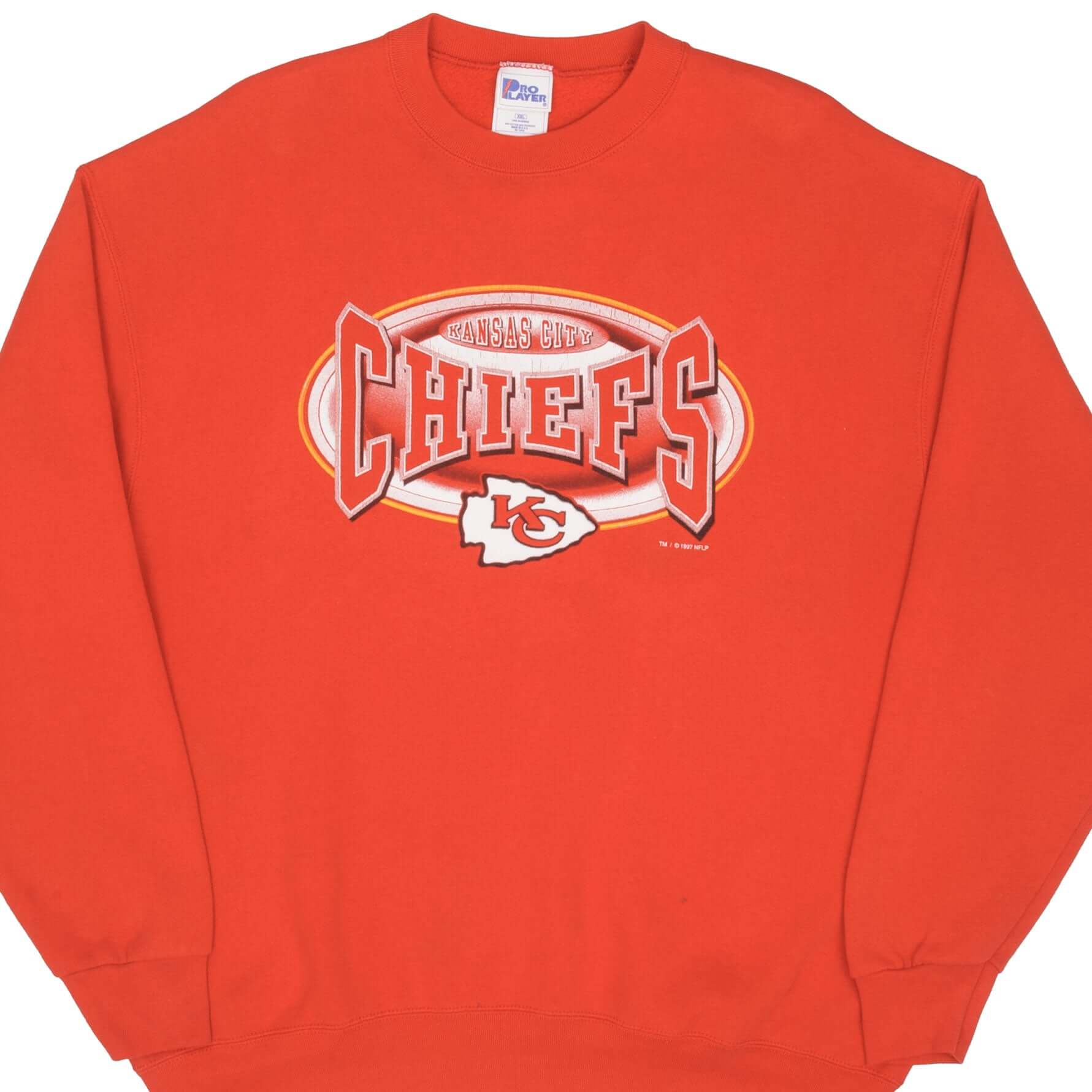 Vintage NFL Kansas City Chiefs Embroidered Taylor Swift 1997 Sweatshirt Size 2XL