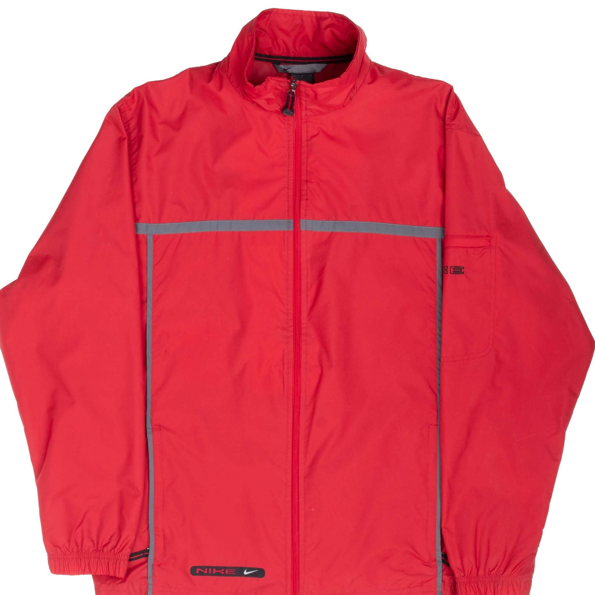 Vintage Nike Windbreaker Red Jacket 2000S Size Medium