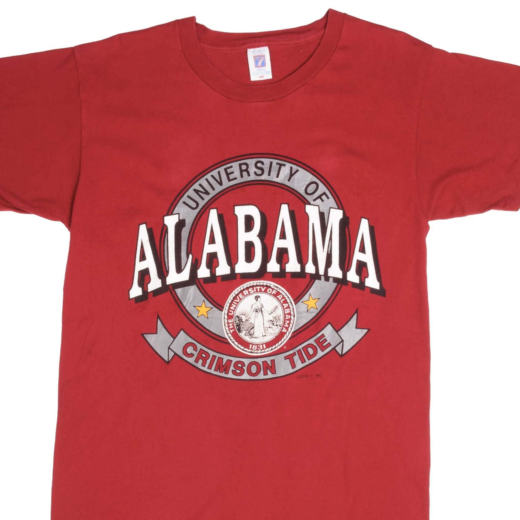 Vintage Nfl Crimson Tide University of Alabama 1990S Tee Shirt Size Large