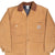 Vintage Carhartt Michigan Style Blanket Lined 6Blc Brown Jacket 1990S Size XL Union Made in USA