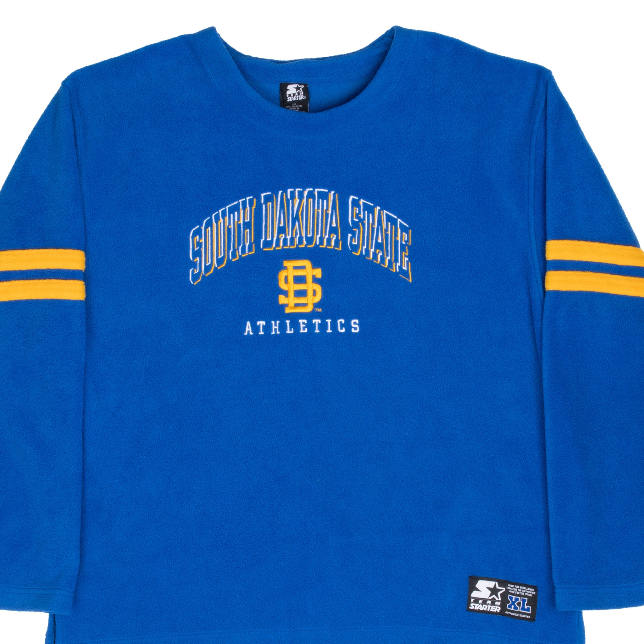 Vintage South Dakota State State Starter Fleece Sweatshirt 1990S Size Large