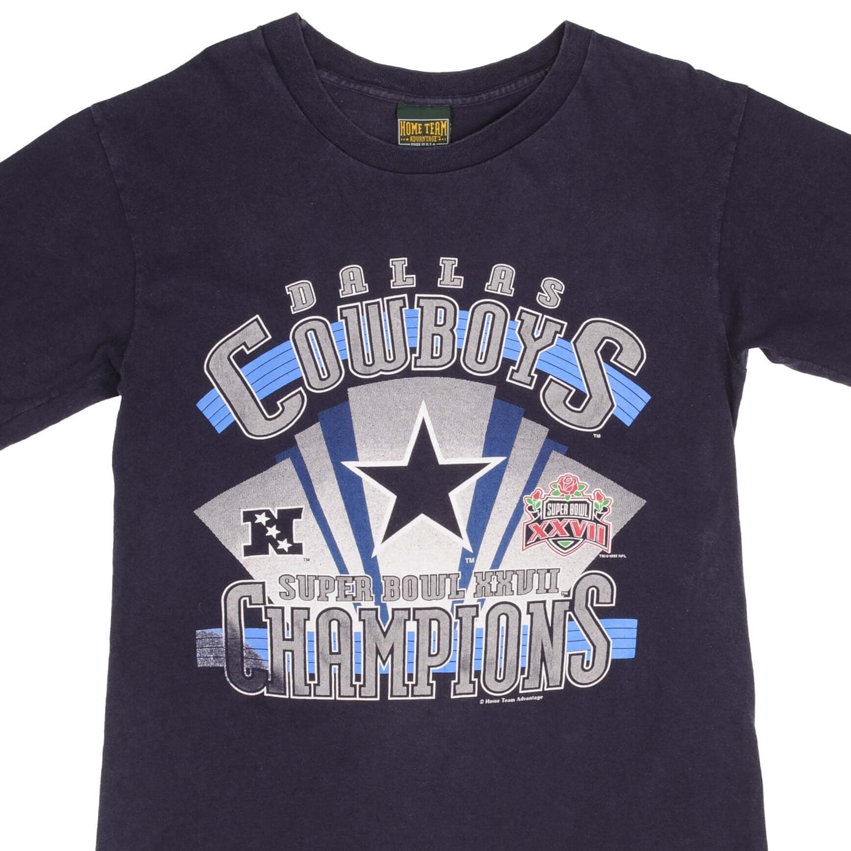 VINTAGE NFL DALLAS COWBOYS SUPER BOWL CHAMPIONS 1992 TEE SHIRT