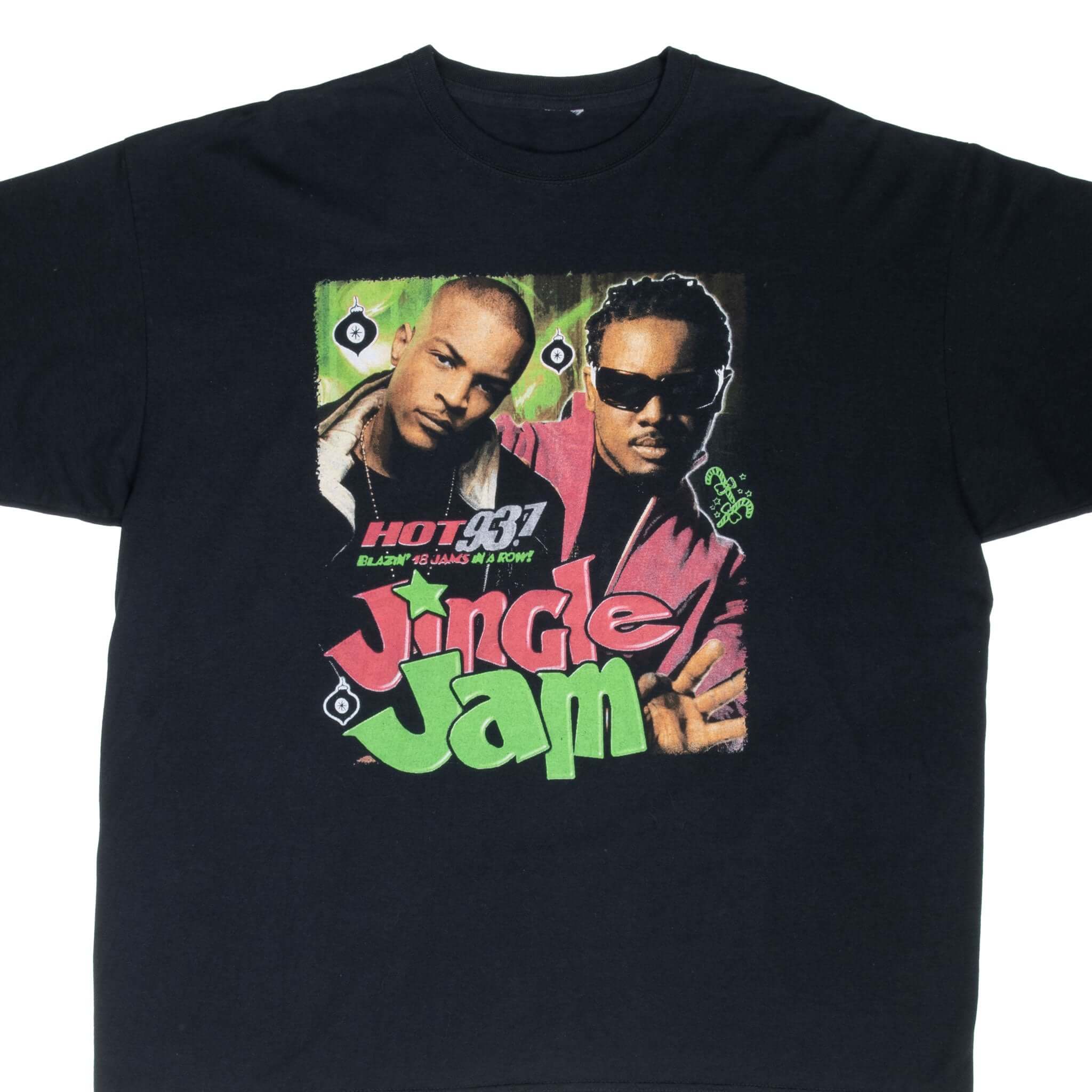 Vintage Wzmx Hot 93.7 Jingle Jam 2000S Tee Shirt Size XL
