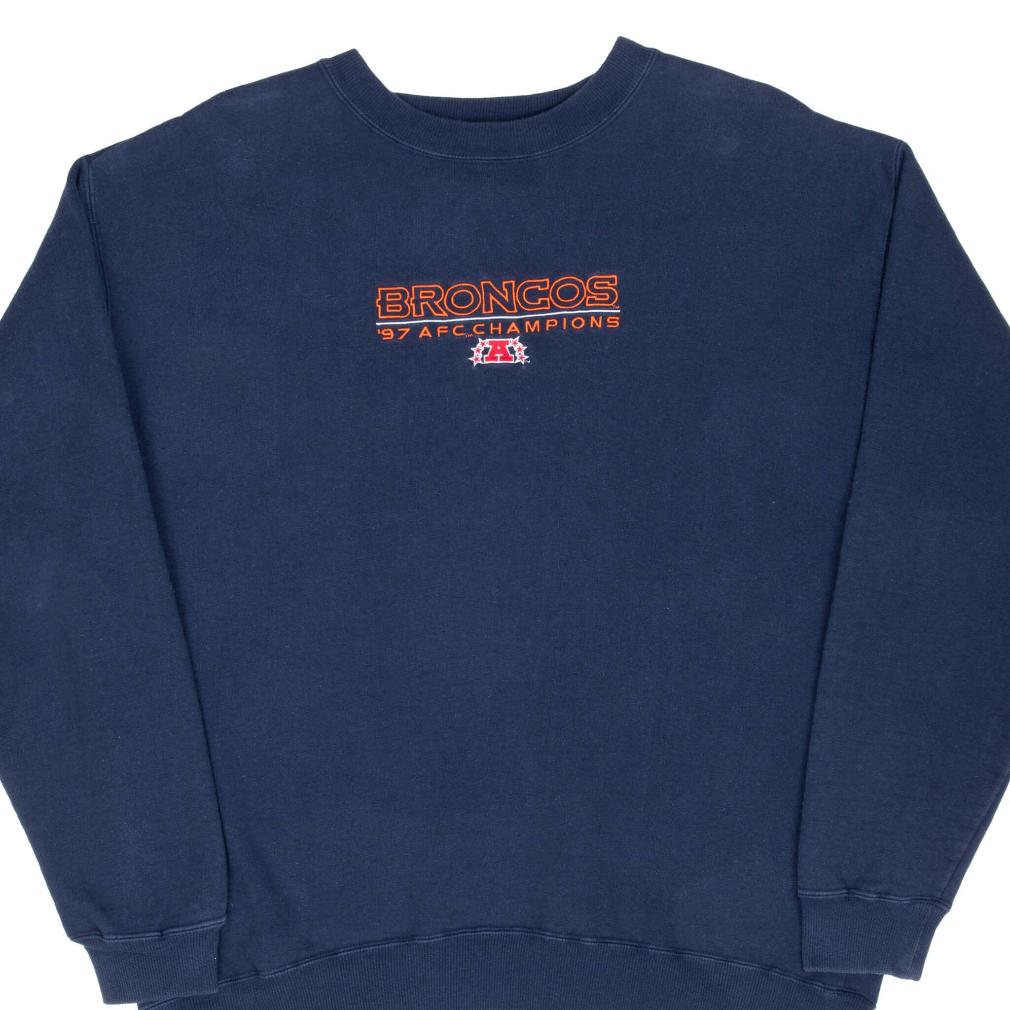 Vintage Nfl Denver Broncos 1997 Afc Champion Sweatshirt Size XL